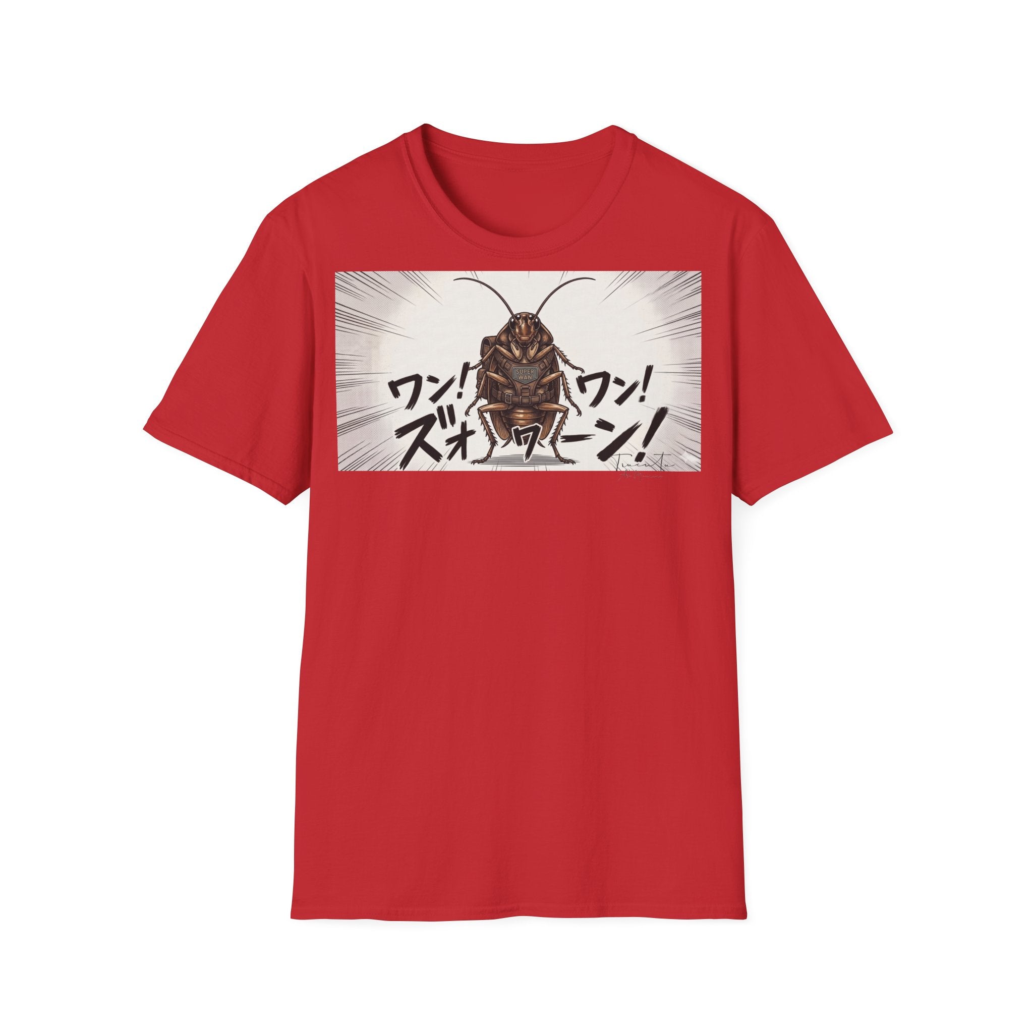 TRUCUTU Manga Cockroach Softstyle T-Shirt – Japanese Anime Streetwear