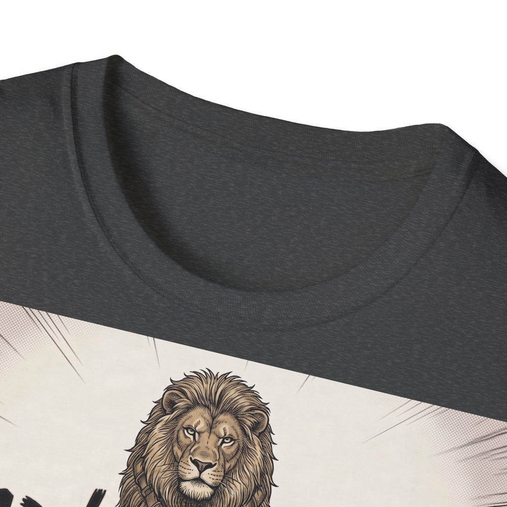 TRUCUTU Manga Lion Softstyle T-Shirt – Japanese Anime Streetwear