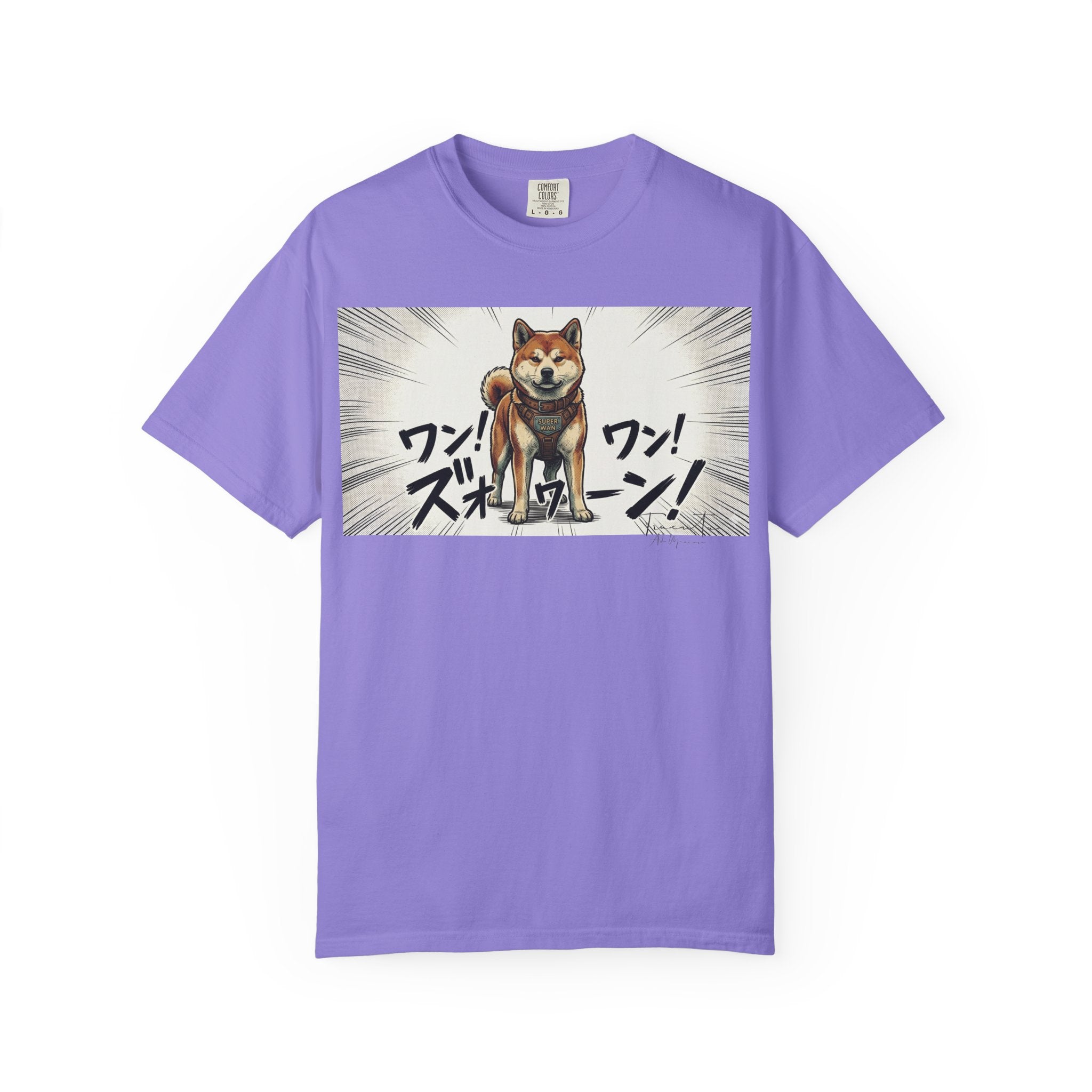 Hachikō Manga Garment-Dyed T-Shirt – Timeless Loyalty in Style 🐾