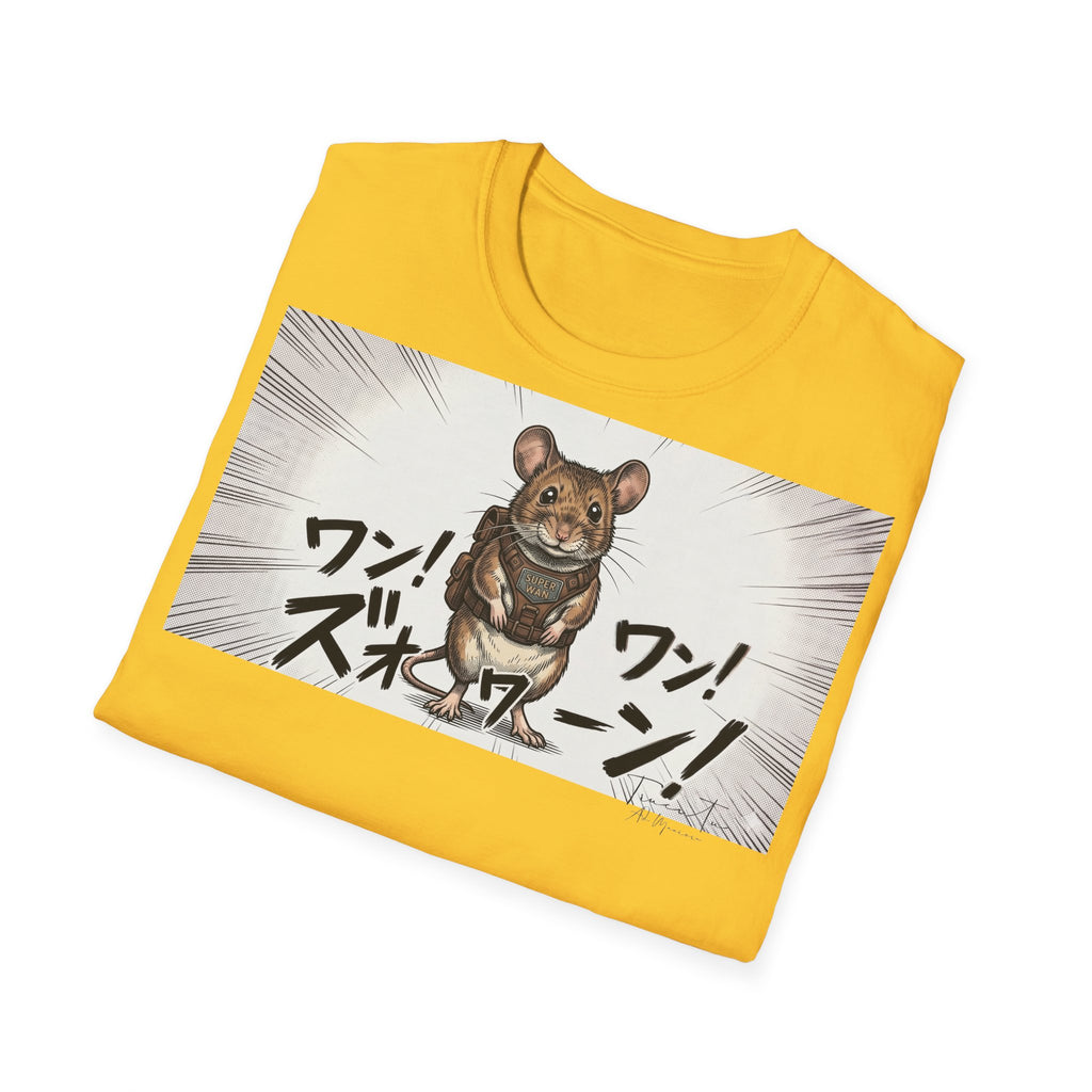 TRUCUTU Manga Mouse Softstyle T-Shirt – Japanese Anime Streetwear