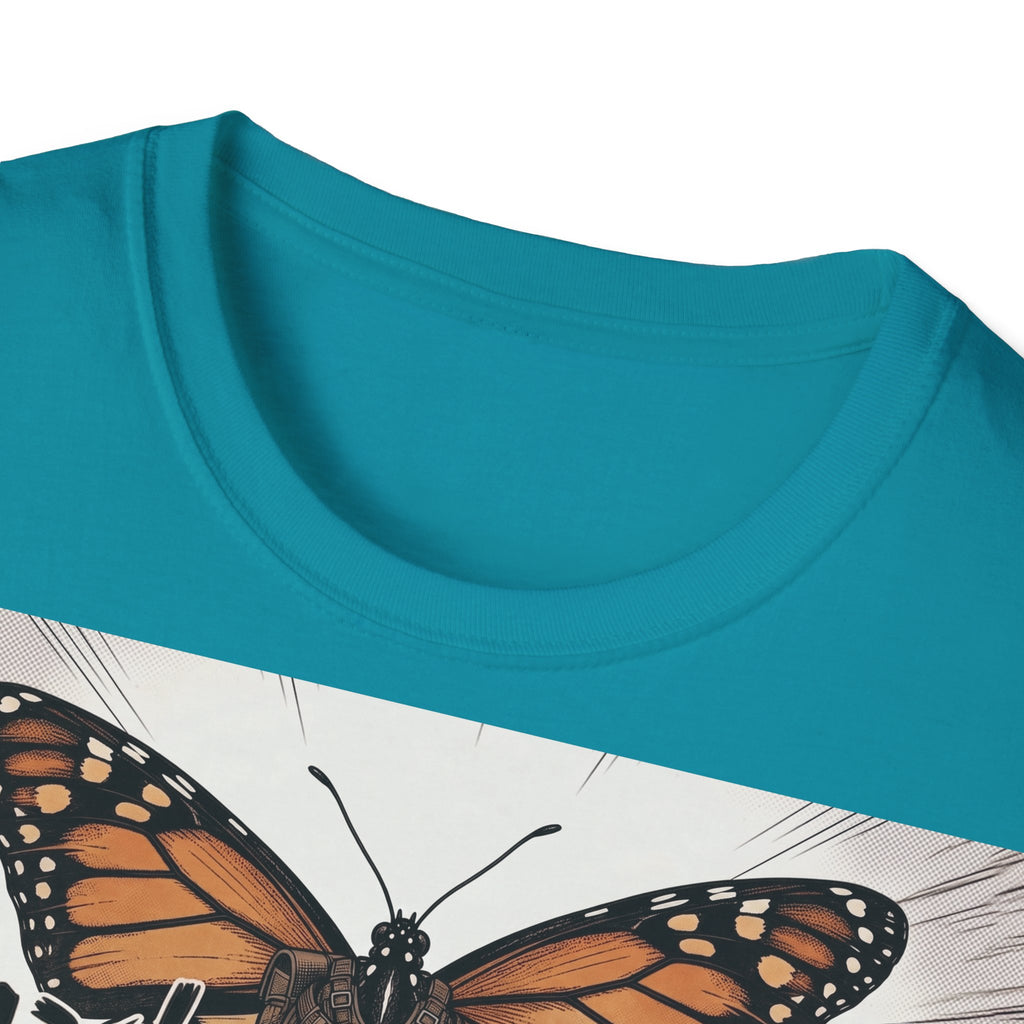 TRUCUTU Manga Butterfly Softstyle T-Shirt – Japanese Anime Streetwear