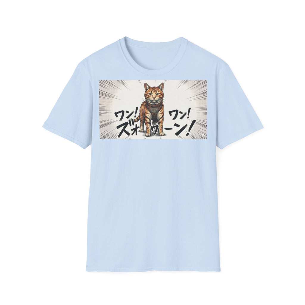 TRUCUTU Manga Cat Softstyle T-Shirt – Japanese Anime Streetwear