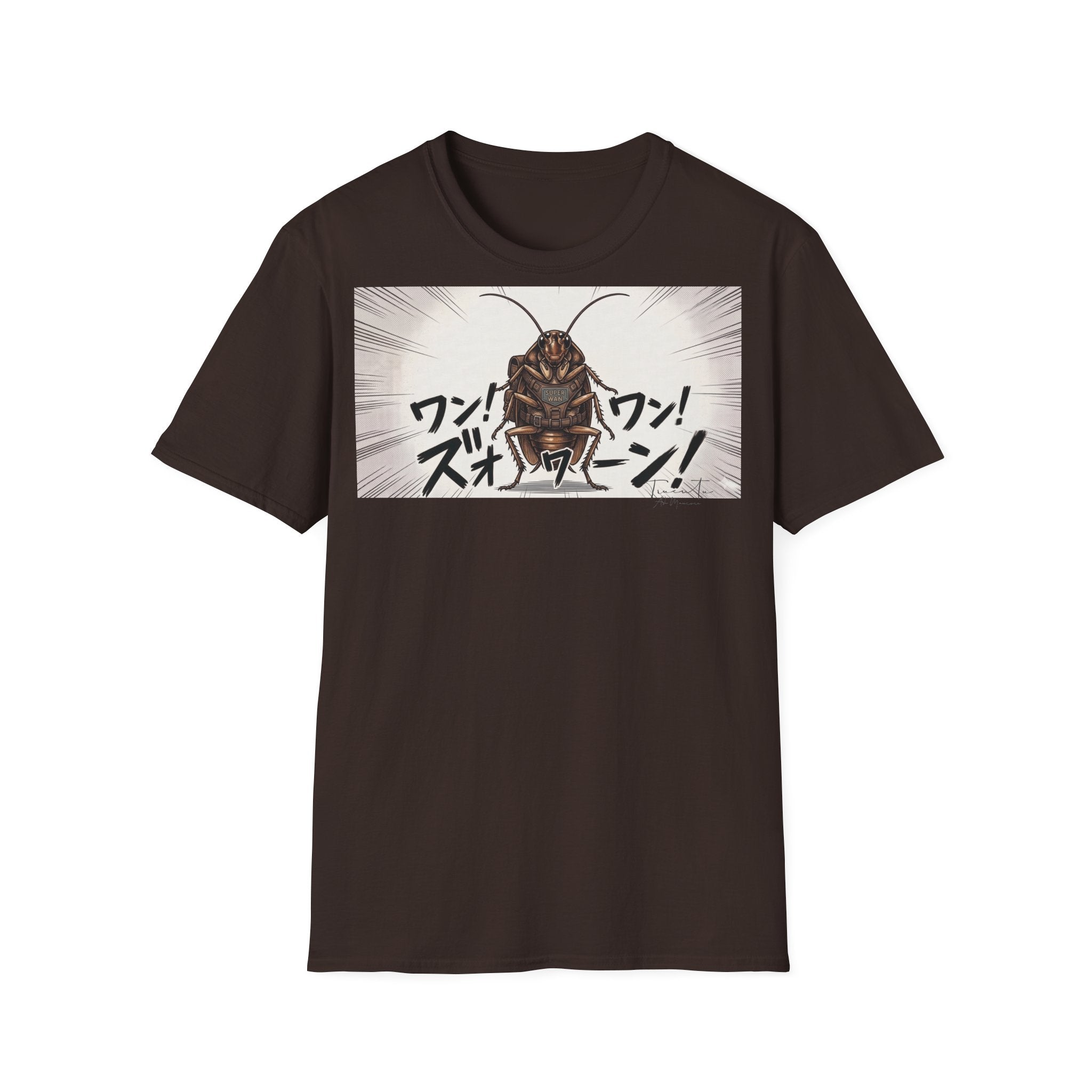 TRUCUTU Manga Cockroach Softstyle T-Shirt – Japanese Anime Streetwear