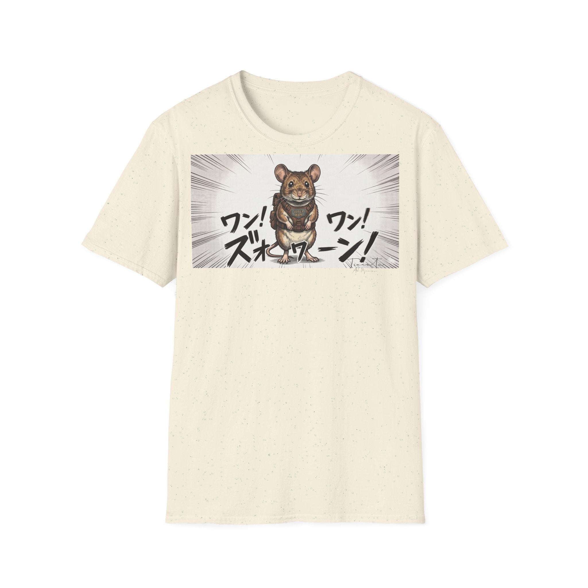 TRUCUTU Manga Mouse Softstyle T-Shirt – Japanese Anime Streetwear
