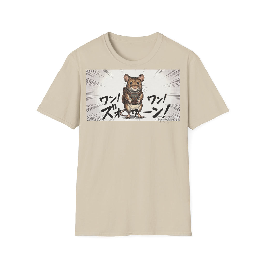 TRUCUTU Manga Mouse Softstyle T-Shirt – Japanese Anime Streetwear