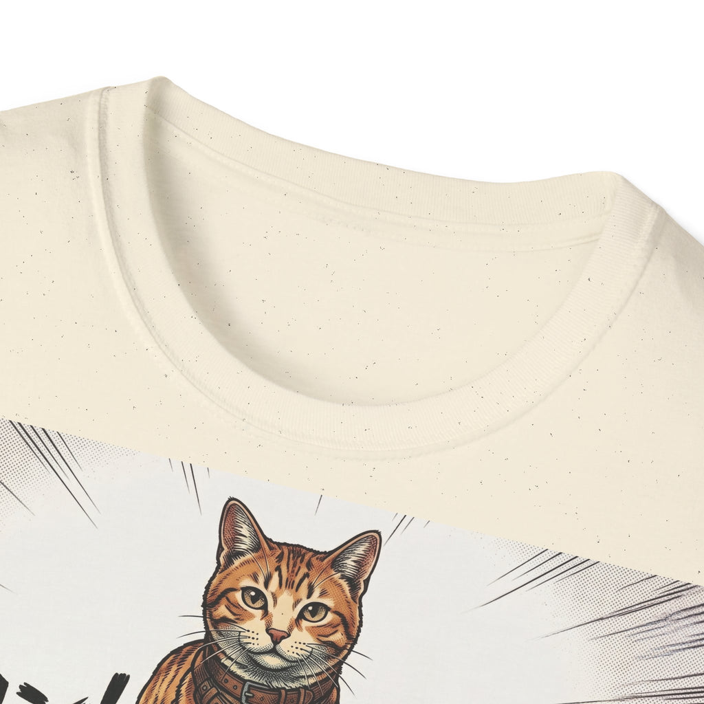 TRUCUTU Manga Cat Softstyle T-Shirt – Japanese Anime Streetwear
