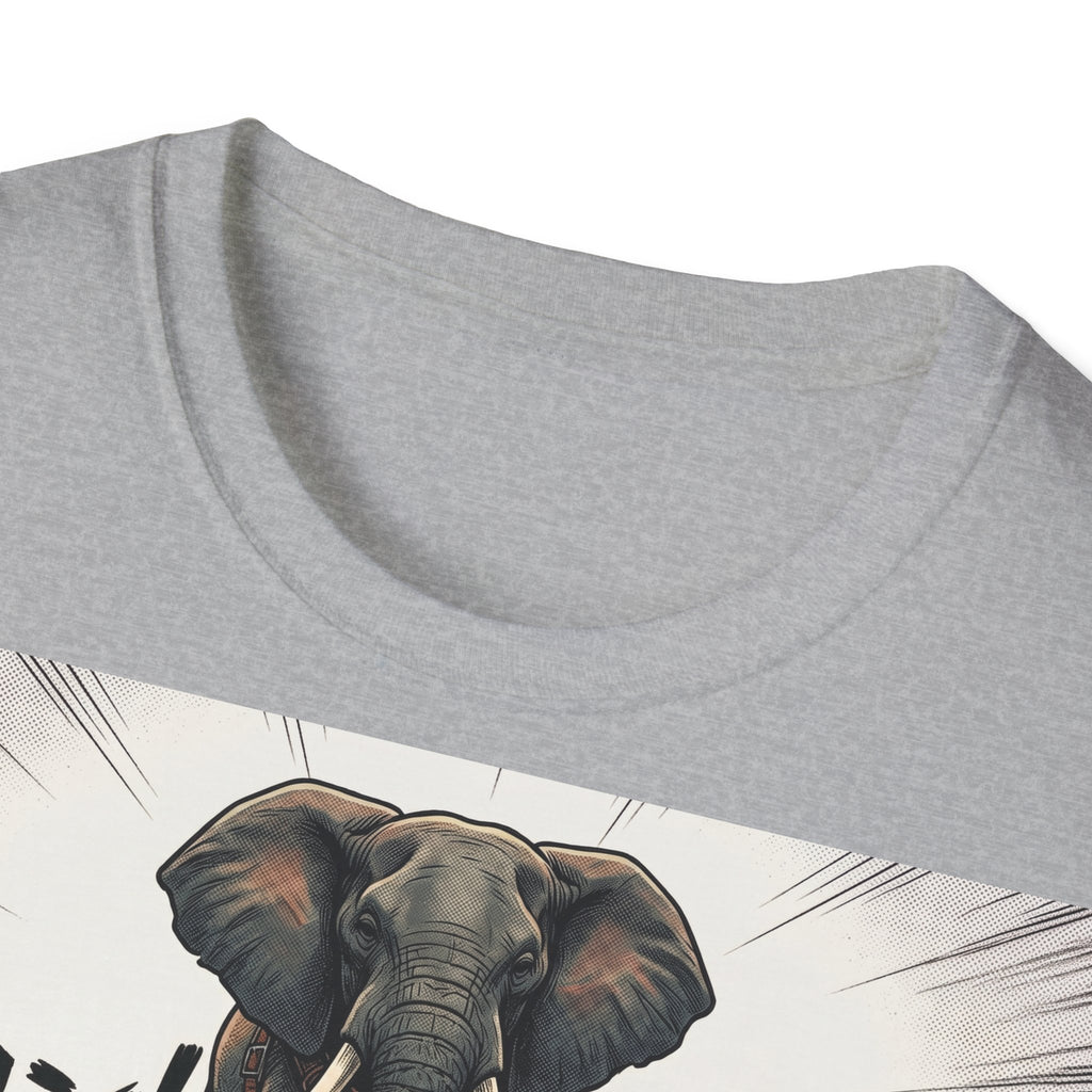 TRUCUTU Manga Elephant Softstyle T-Shirt – Japanese Anime Streetwear