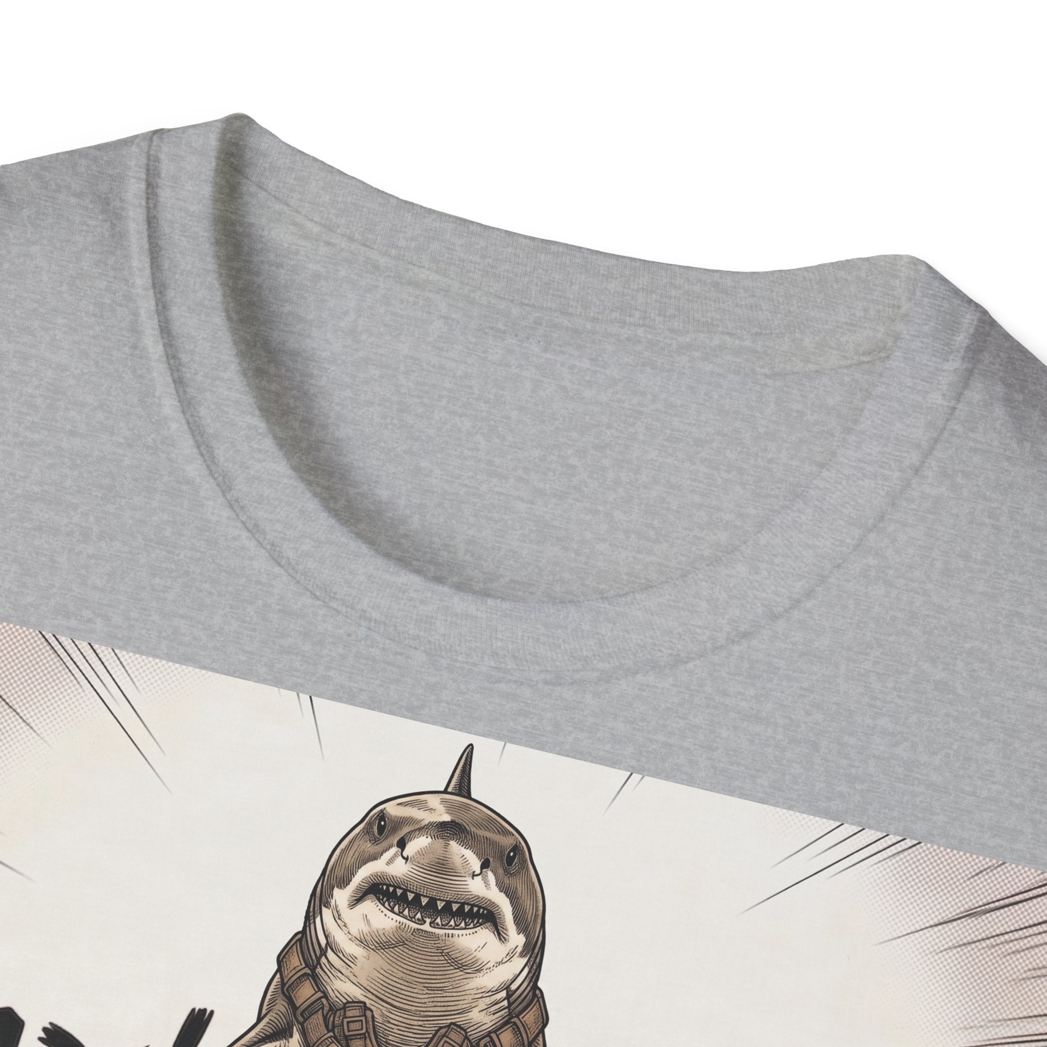 TRUCUTU Manga Shark Softstyle T-Shirt – Japanese Anime Streetwear