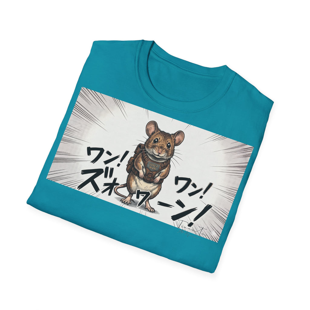TRUCUTU Manga Mouse Softstyle T-Shirt – Japanese Anime Streetwear