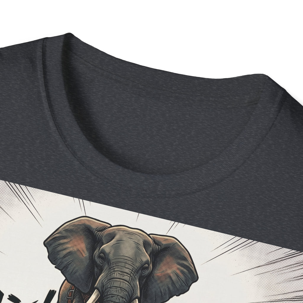 TRUCUTU Manga Elephant Softstyle T-Shirt – Japanese Anime Streetwear