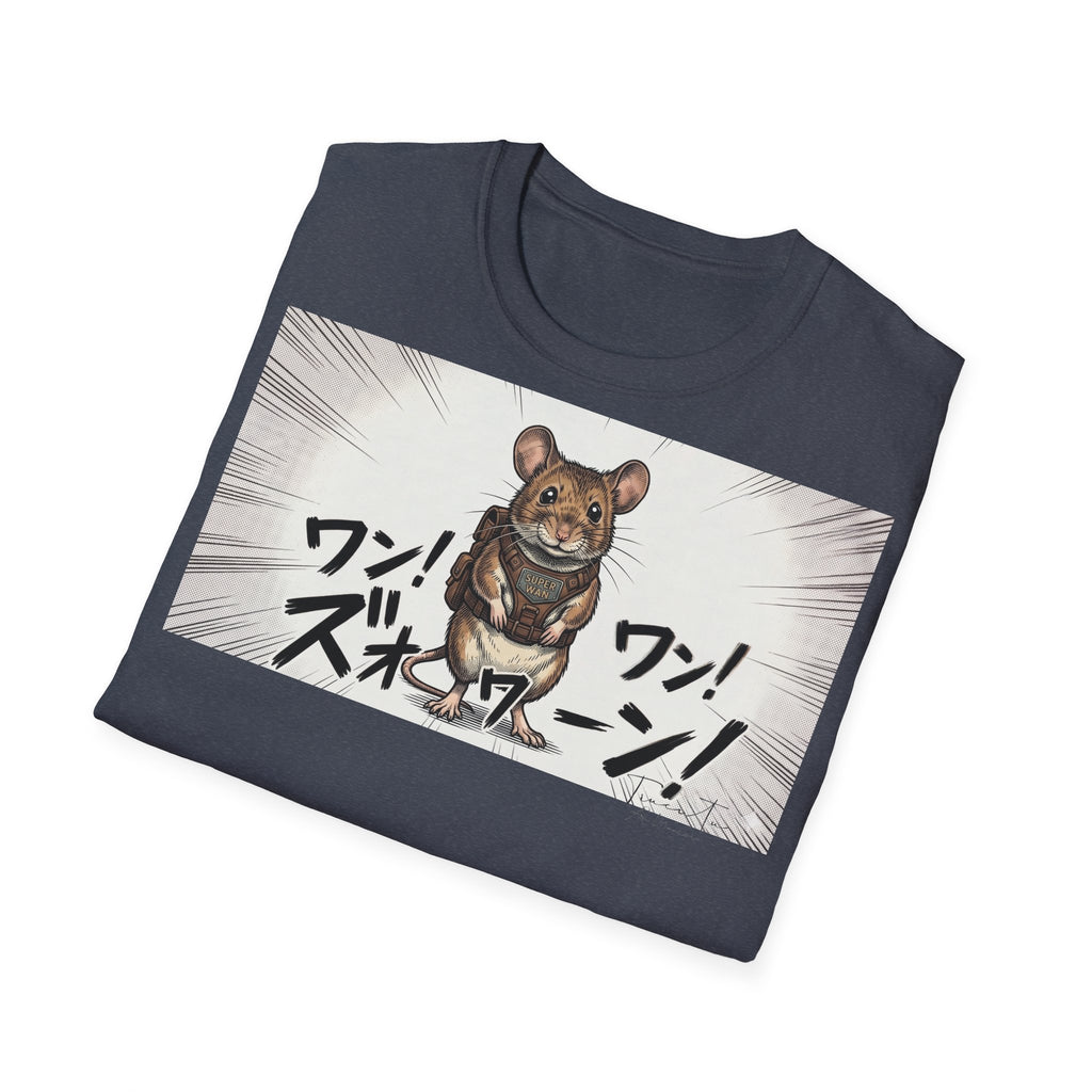 TRUCUTU Manga Mouse Softstyle T-Shirt – Japanese Anime Streetwear