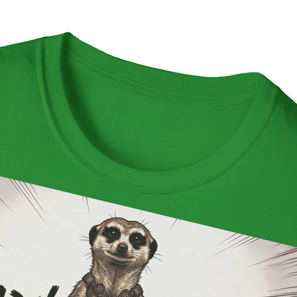 TRUCUTU Manga Meerkat Softstyle T-Shirt – Japanese Anime Streetwear