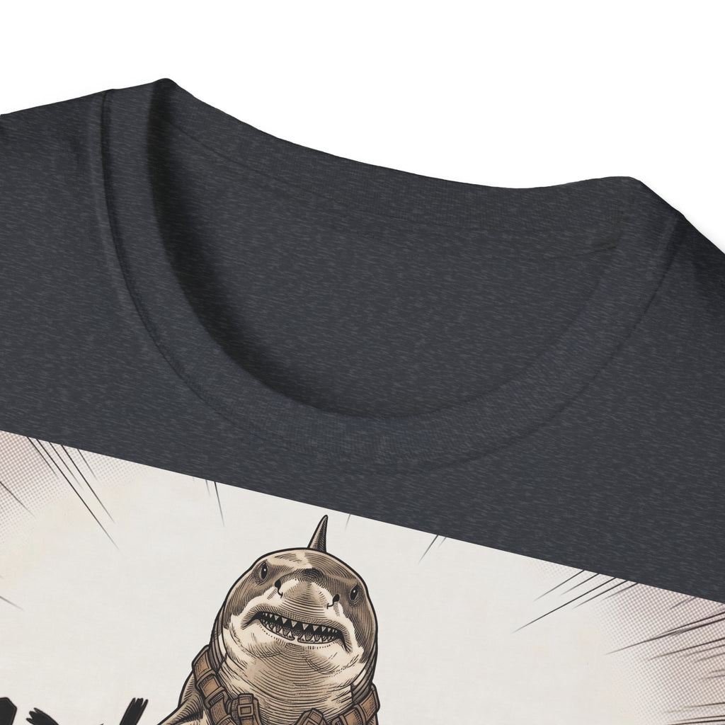 TRUCUTU Manga Shark Softstyle T-Shirt – Japanese Anime Streetwear