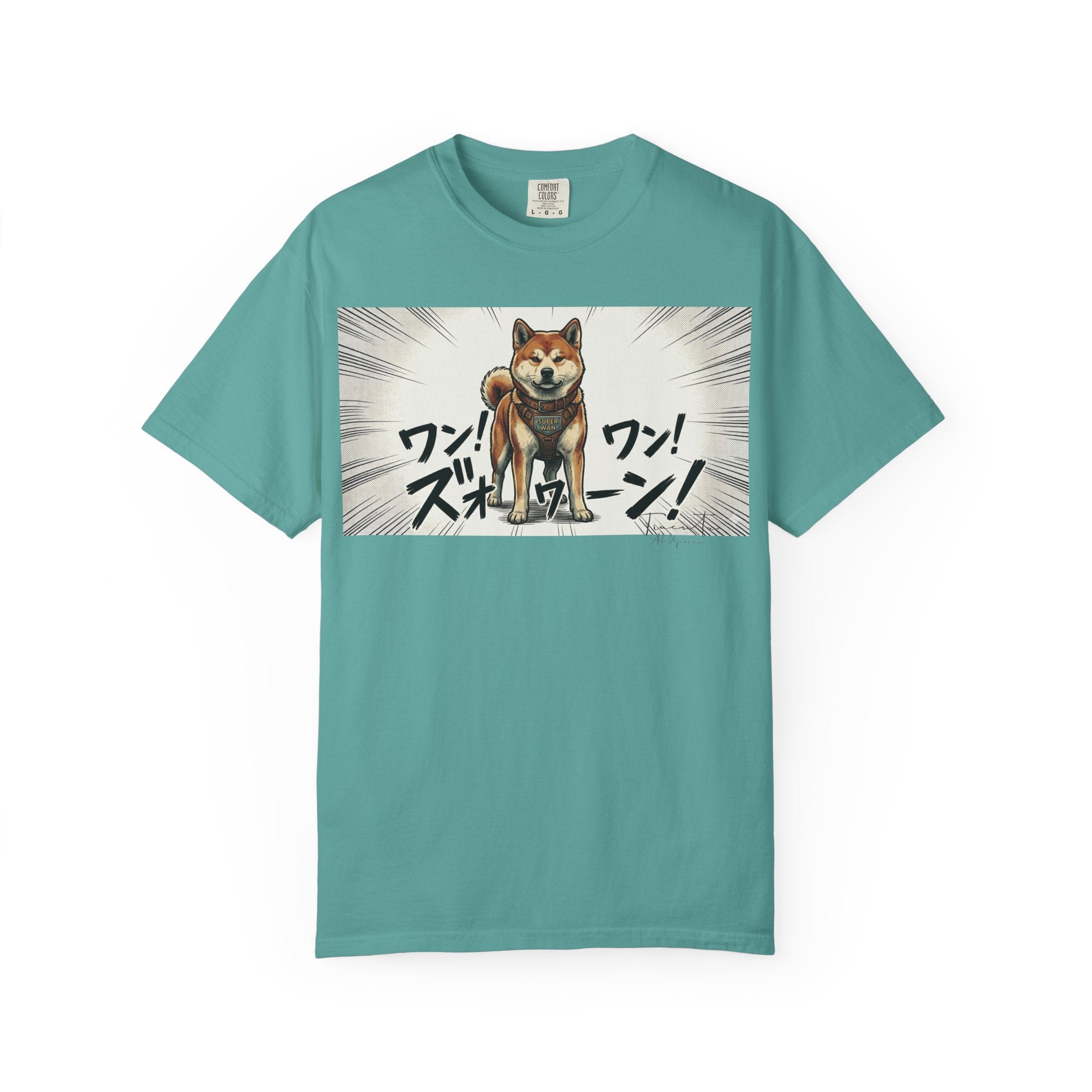 Hachikō Manga Garment-Dyed T-Shirt – Timeless Loyalty in Style 🐾
