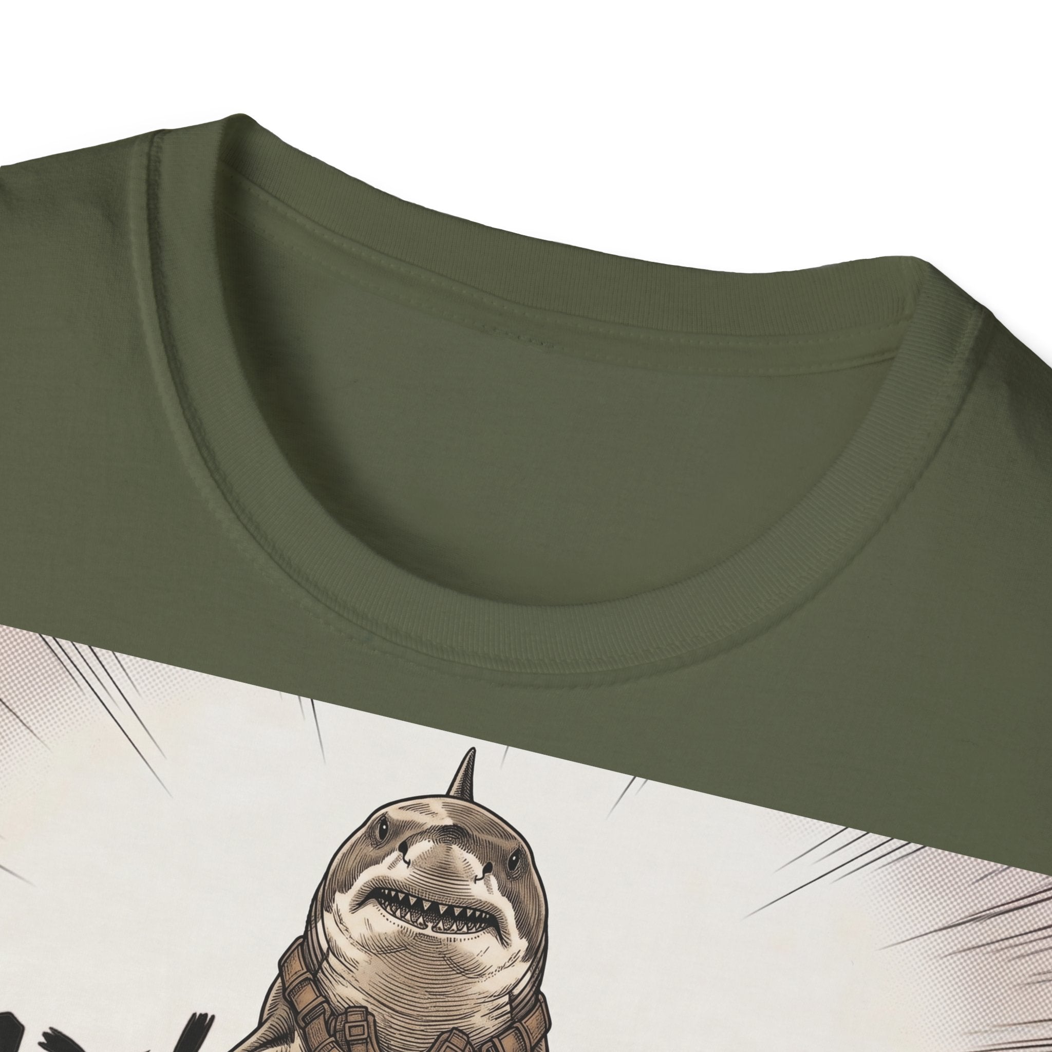 TRUCUTU Manga Shark Softstyle T-Shirt – Japanese Anime Streetwear