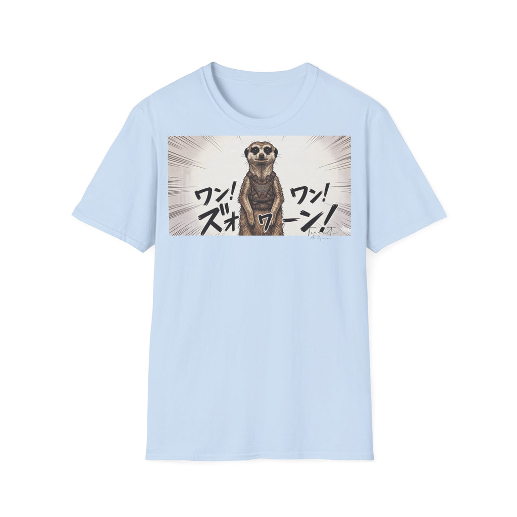 TRUCUTU Manga Meerkat Softstyle T-Shirt – Japanese Anime Streetwear