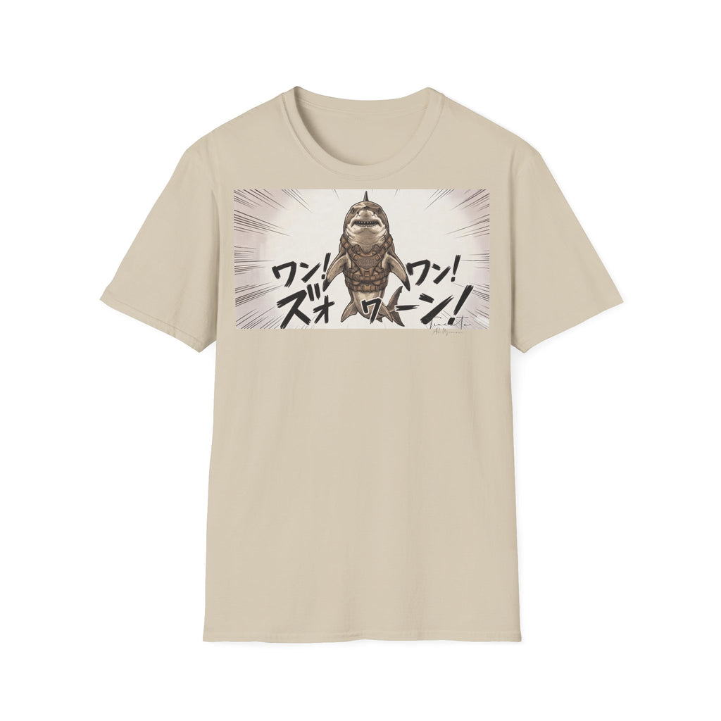 TRUCUTU Manga Shark Softstyle T-Shirt – Japanese Anime Streetwear