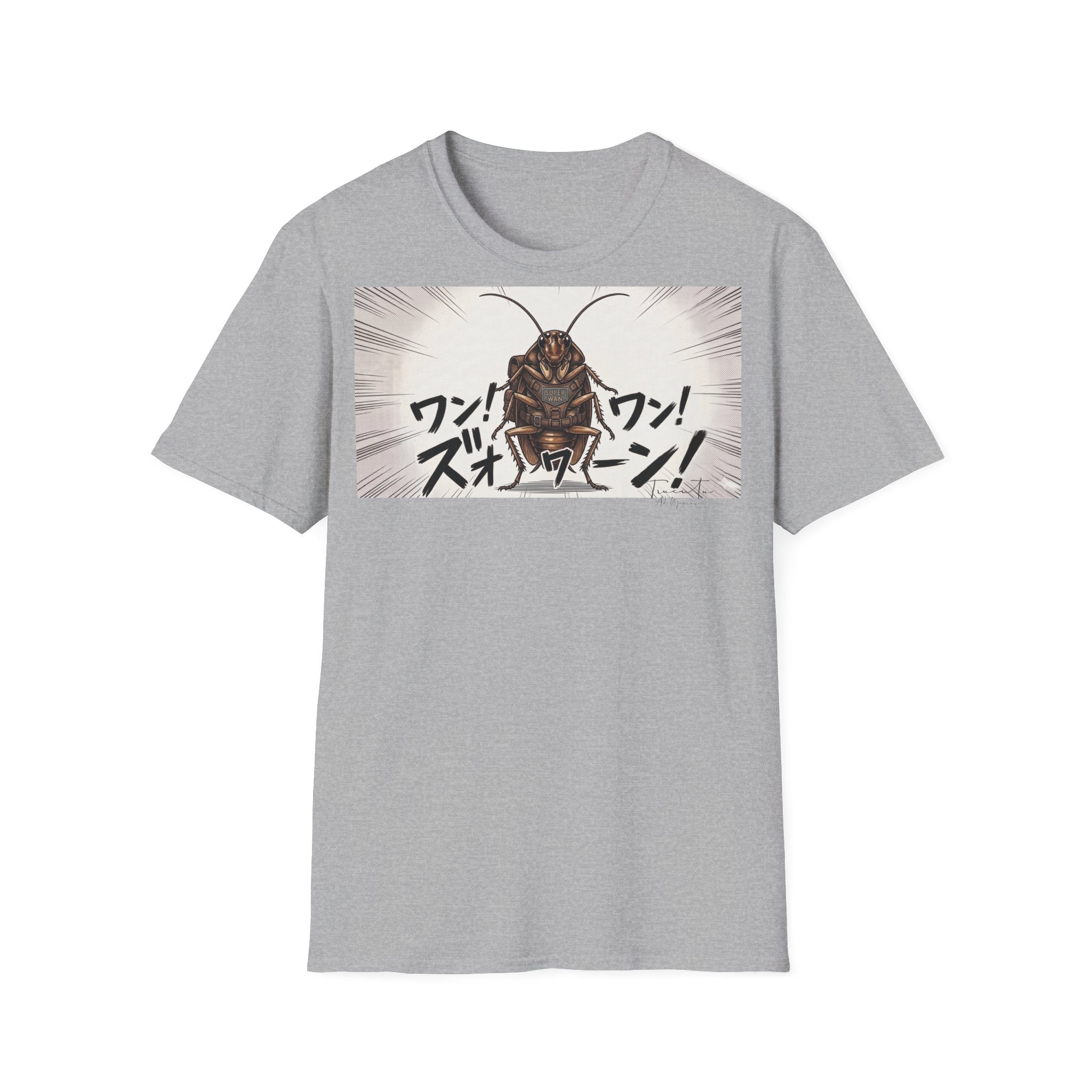 TRUCUTU Manga Cockroach Softstyle T-Shirt – Japanese Anime Streetwear