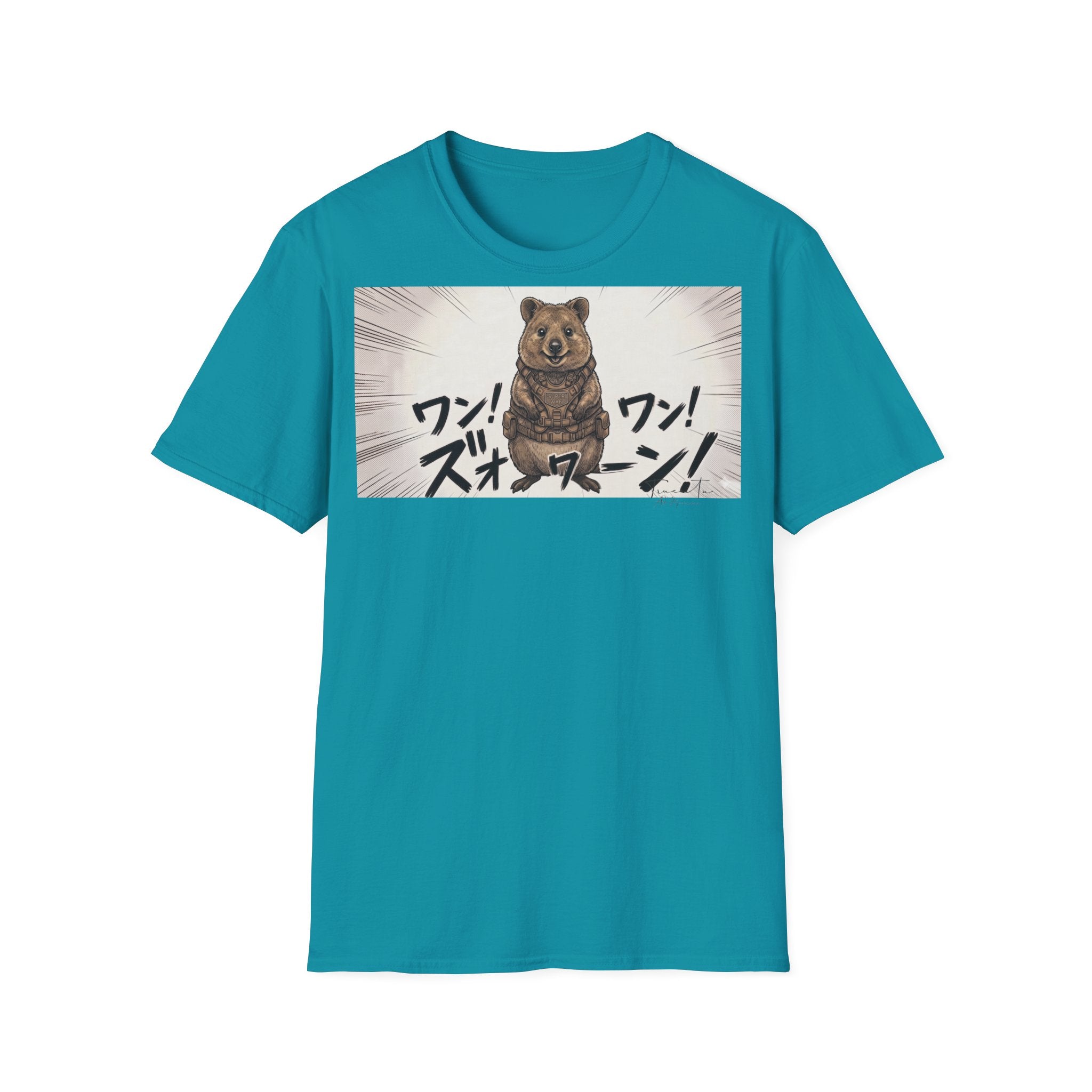 TRUCUTU Manga Quokka Softstyle T-Shirt – Japanese Anime Streetwear