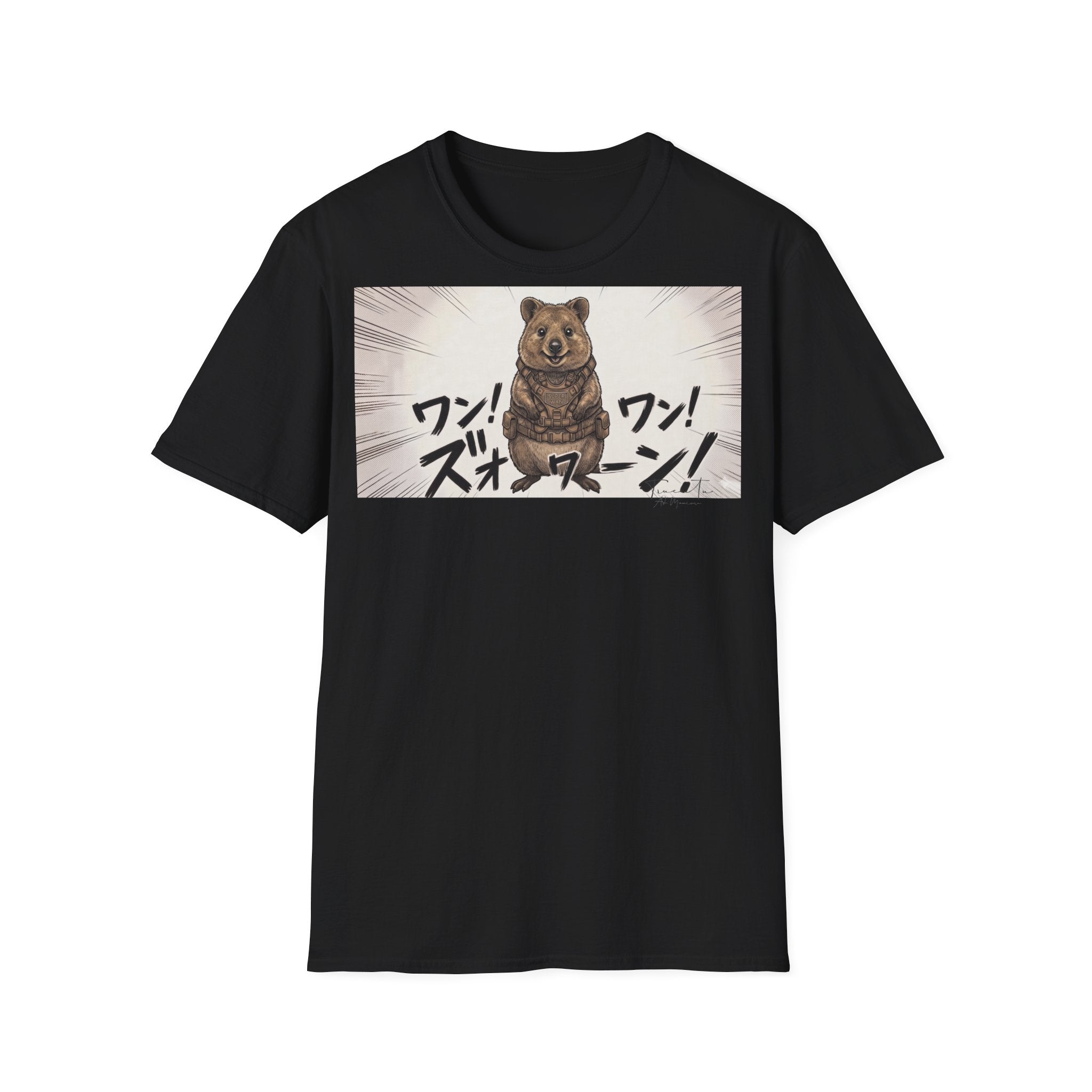 TRUCUTU Manga Quokka Softstyle T-Shirt – Japanese Anime Streetwear