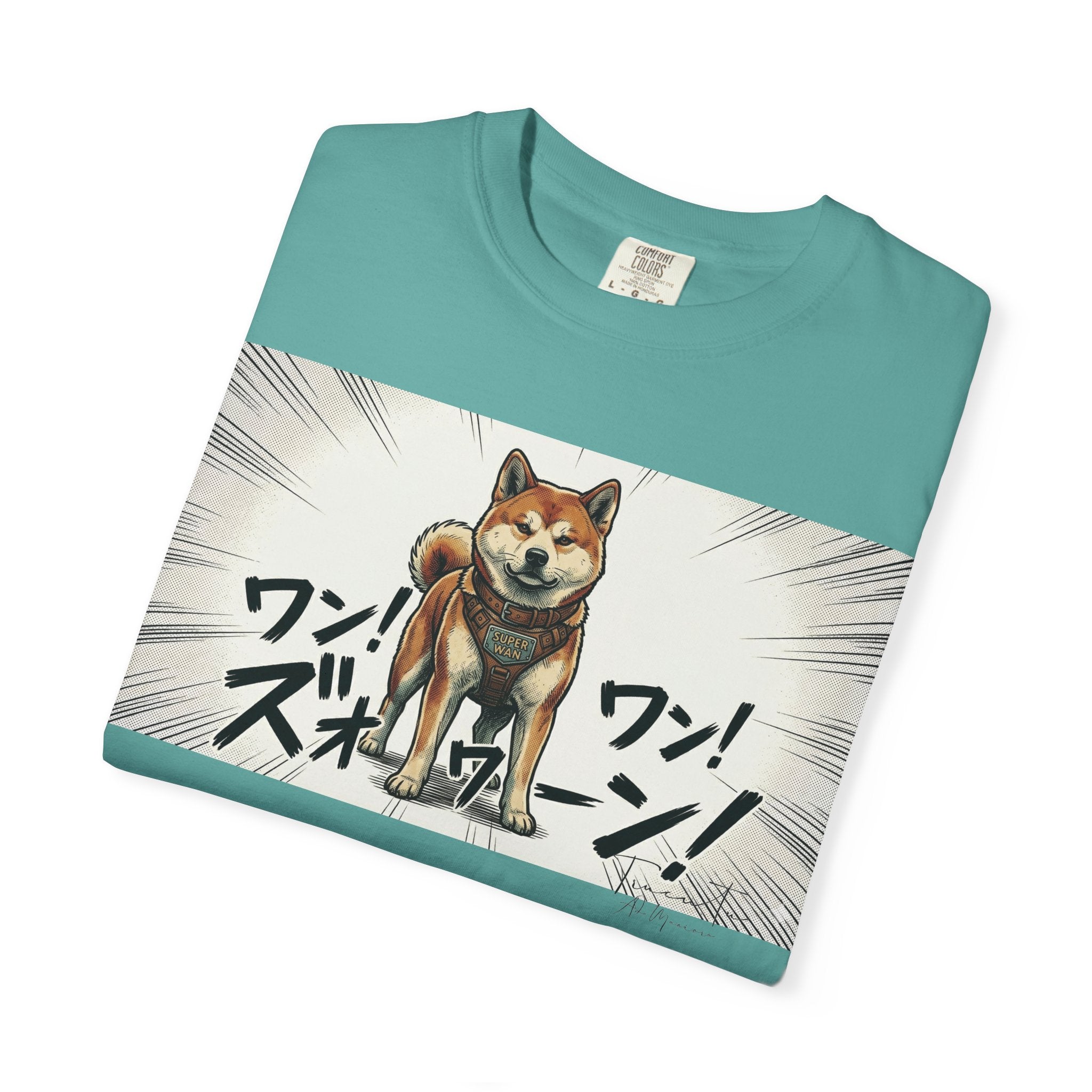 Hachikō Manga Garment-Dyed T-Shirt – Timeless Loyalty in Style 🐾