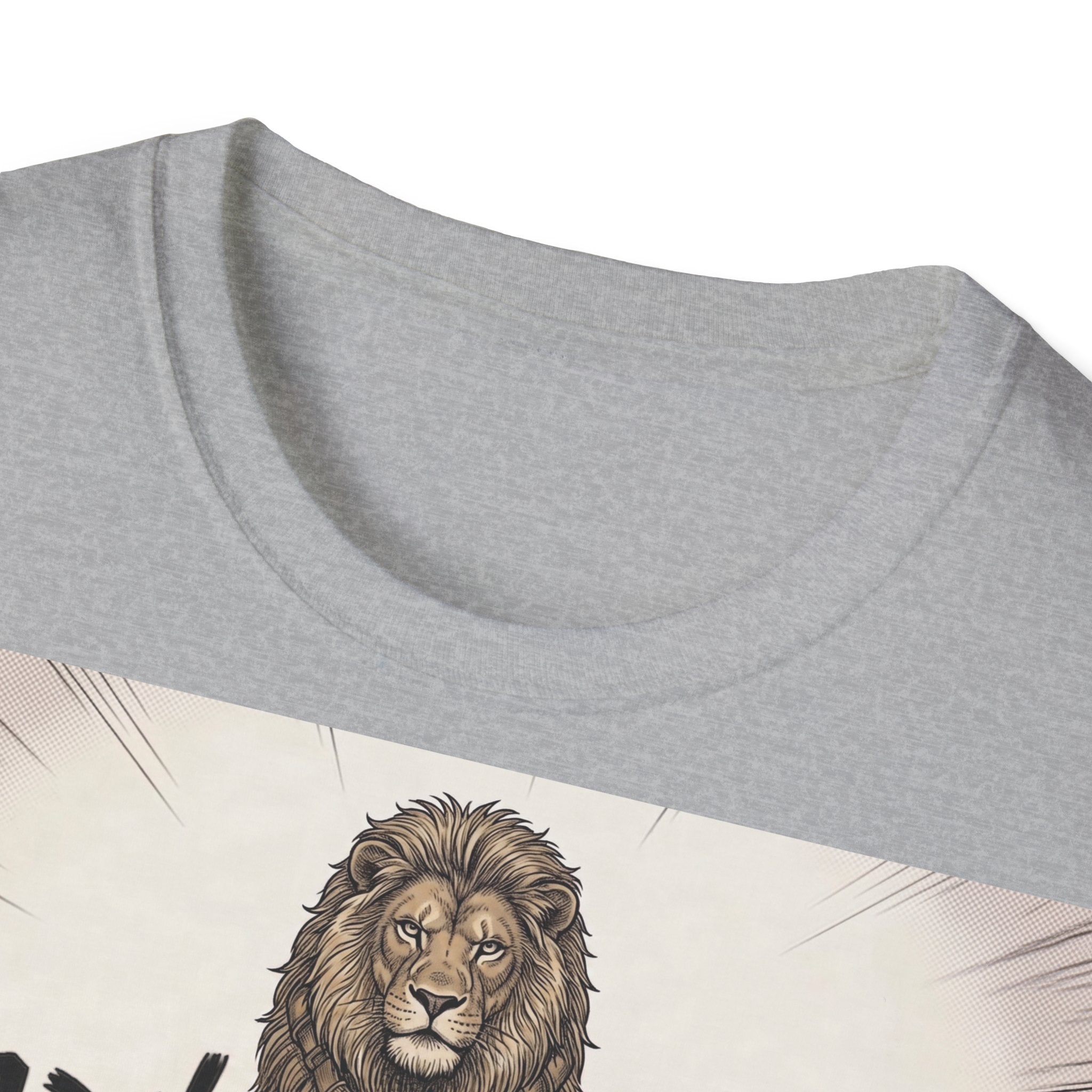TRUCUTU Manga Lion Softstyle T-Shirt – Japanese Anime Streetwear