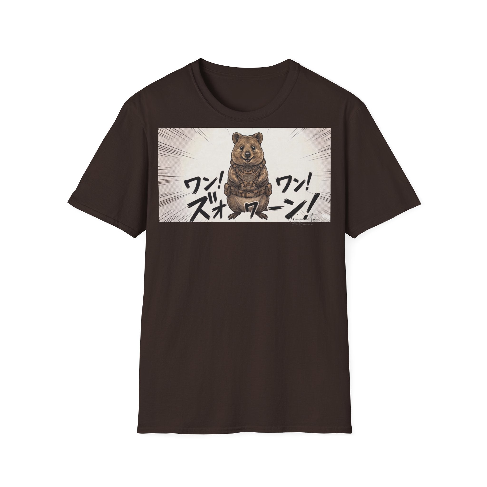 TRUCUTU Manga Quokka Softstyle T-Shirt – Japanese Anime Streetwear