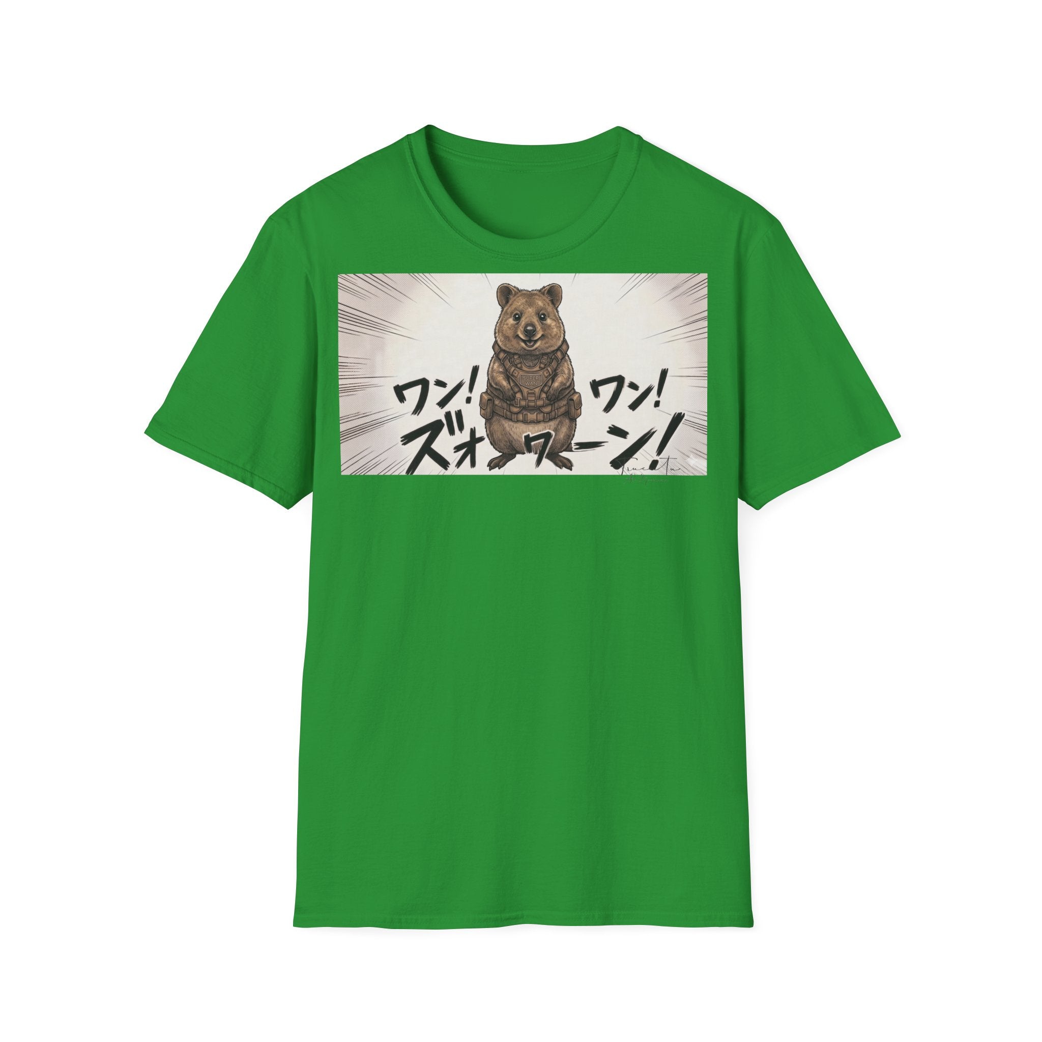 TRUCUTU Manga Quokka Softstyle T-Shirt – Japanese Anime Streetwear