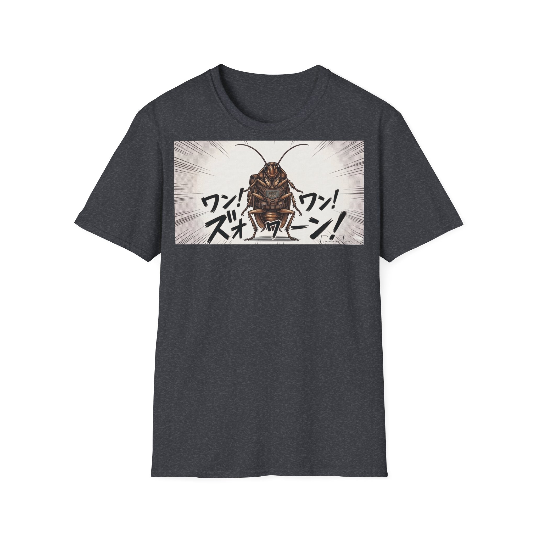 TRUCUTU Manga Cockroach Softstyle T-Shirt – Japanese Anime Streetwear