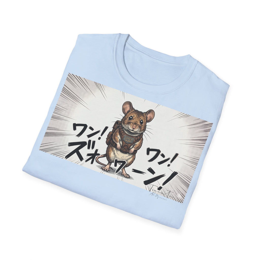 TRUCUTU Manga Mouse Softstyle T-Shirt – Japanese Anime Streetwear