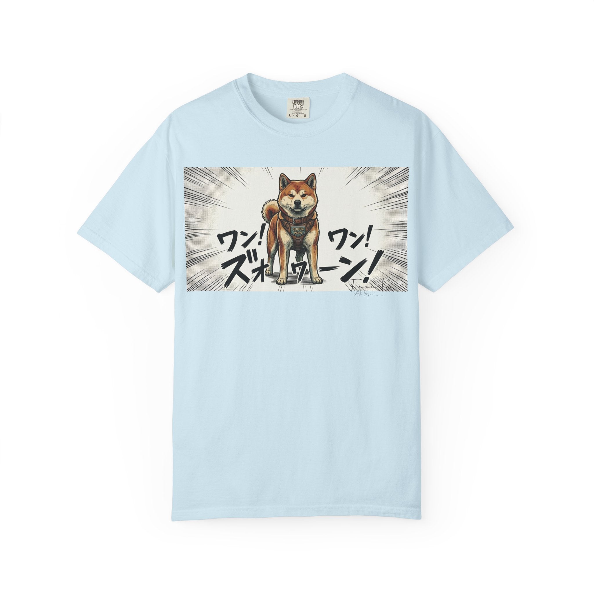 Hachikō Manga Garment-Dyed T-Shirt – Timeless Loyalty in Style 🐾