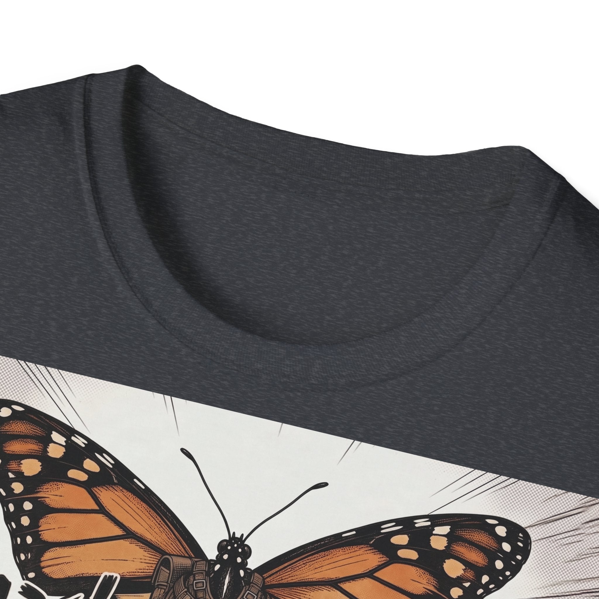 TRUCUTU Manga Butterfly Softstyle T-Shirt – Japanese Anime Streetwear