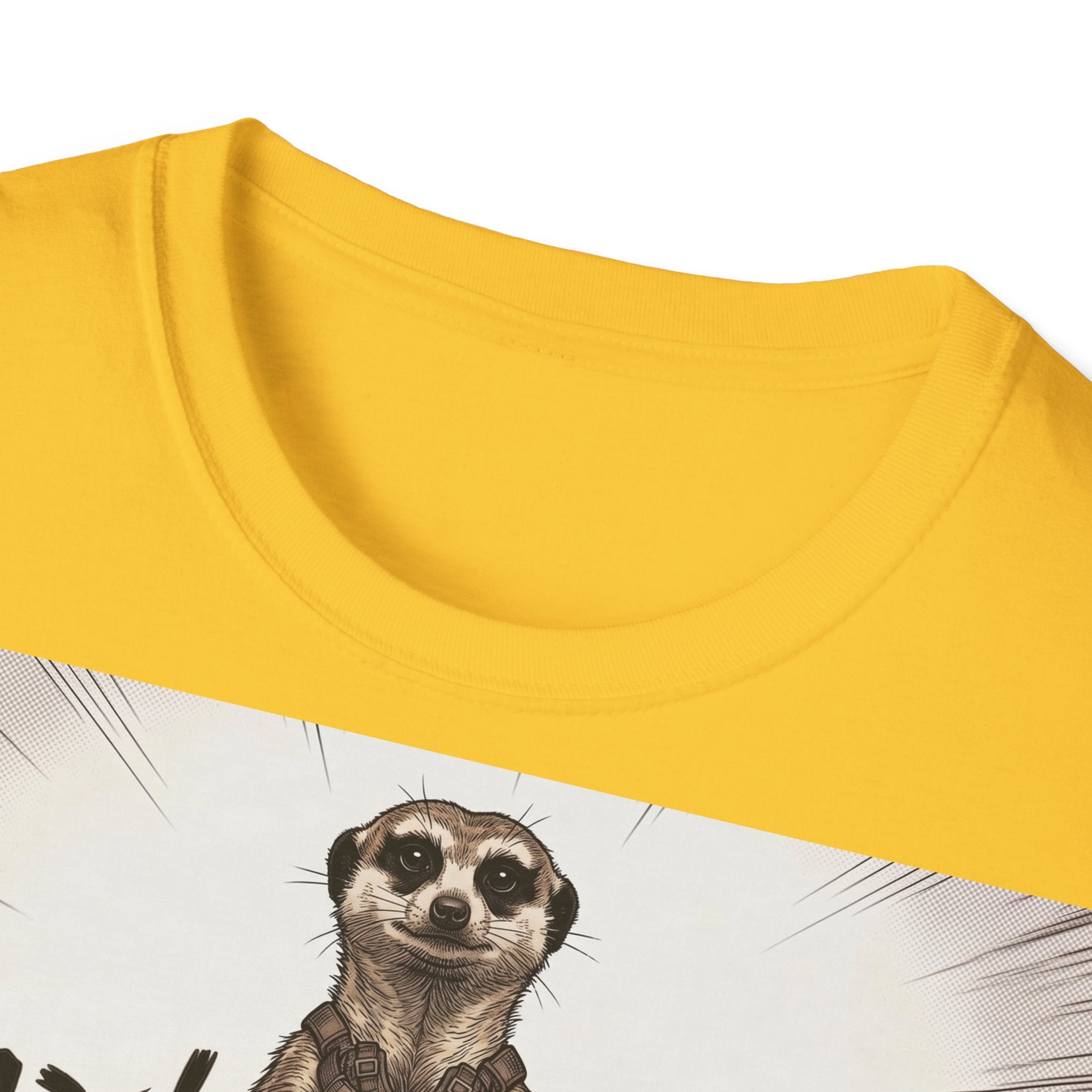 TRUCUTU Manga Meerkat Softstyle T-Shirt – Japanese Anime Streetwear