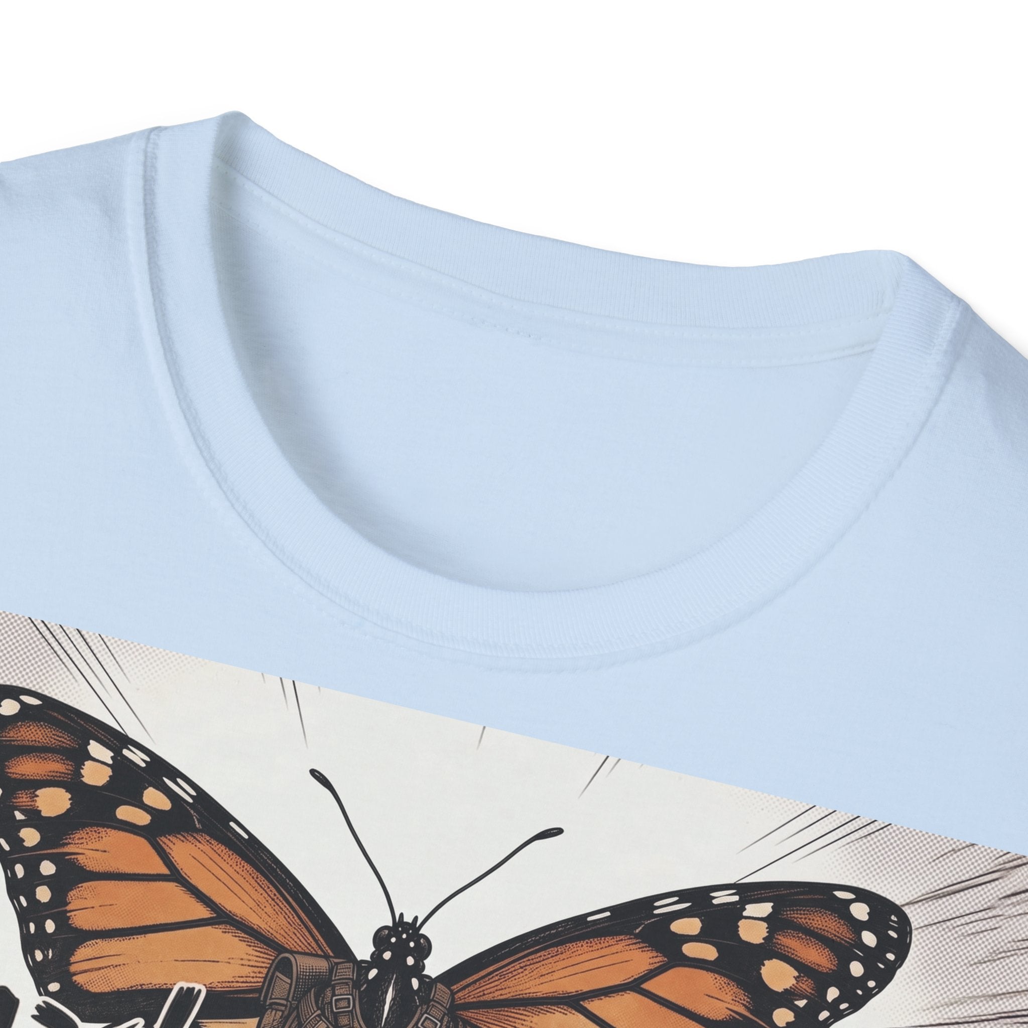 TRUCUTU Manga Butterfly Softstyle T-Shirt – Japanese Anime Streetwear