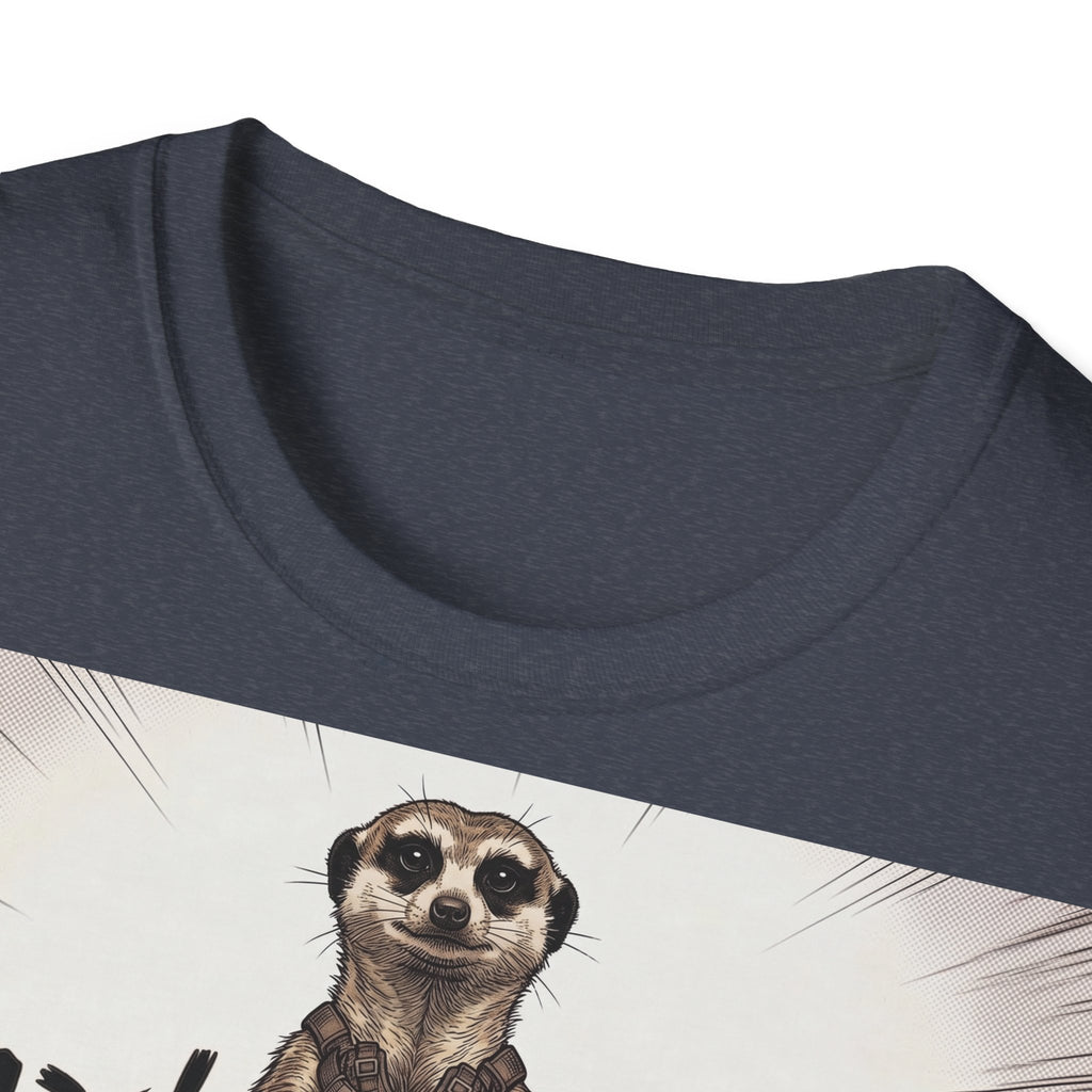 TRUCUTU Manga Meerkat Softstyle T-Shirt – Japanese Anime Streetwear