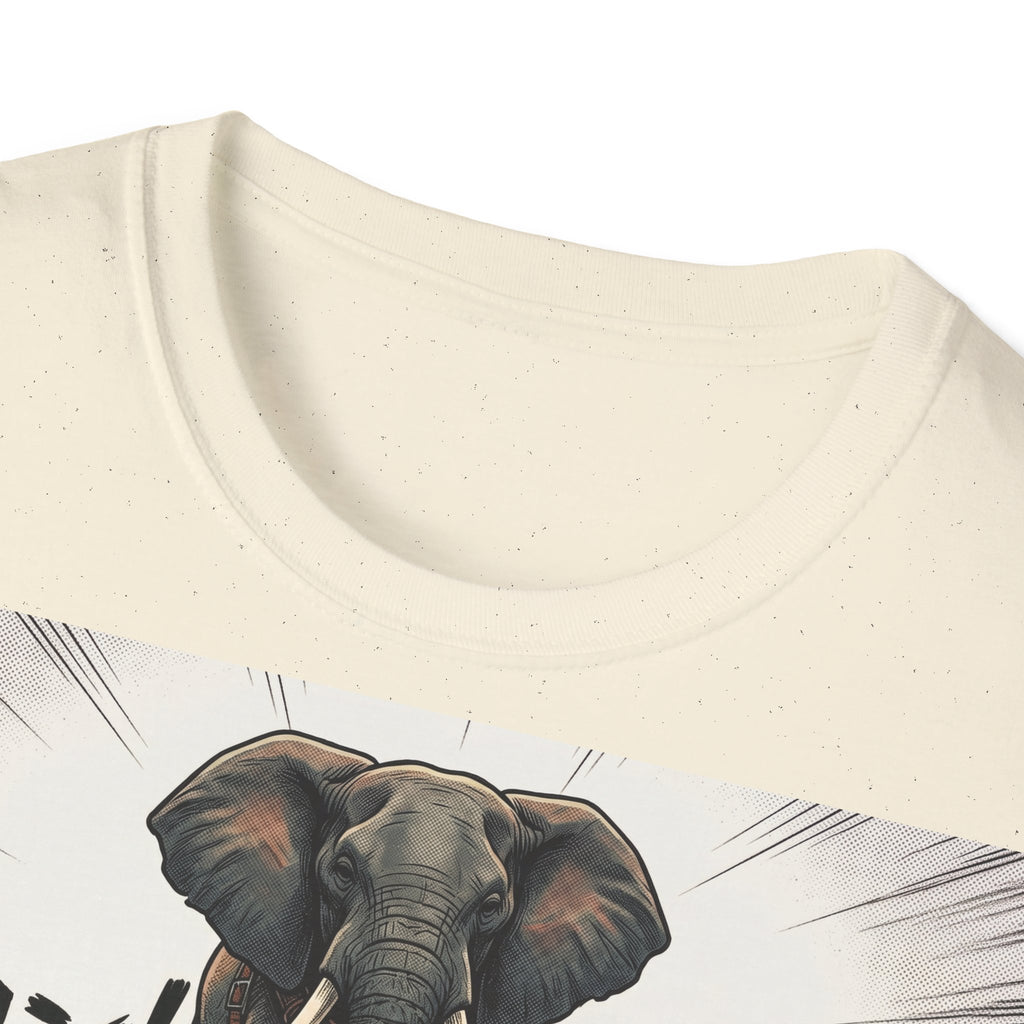 TRUCUTU Manga Elephant Softstyle T-Shirt – Japanese Anime Streetwear