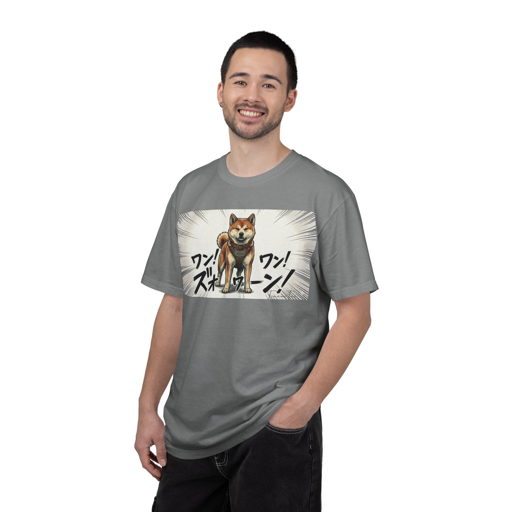 Hachikō Manga Garment-Dyed T-Shirt – Timeless Loyalty in Style 🐾