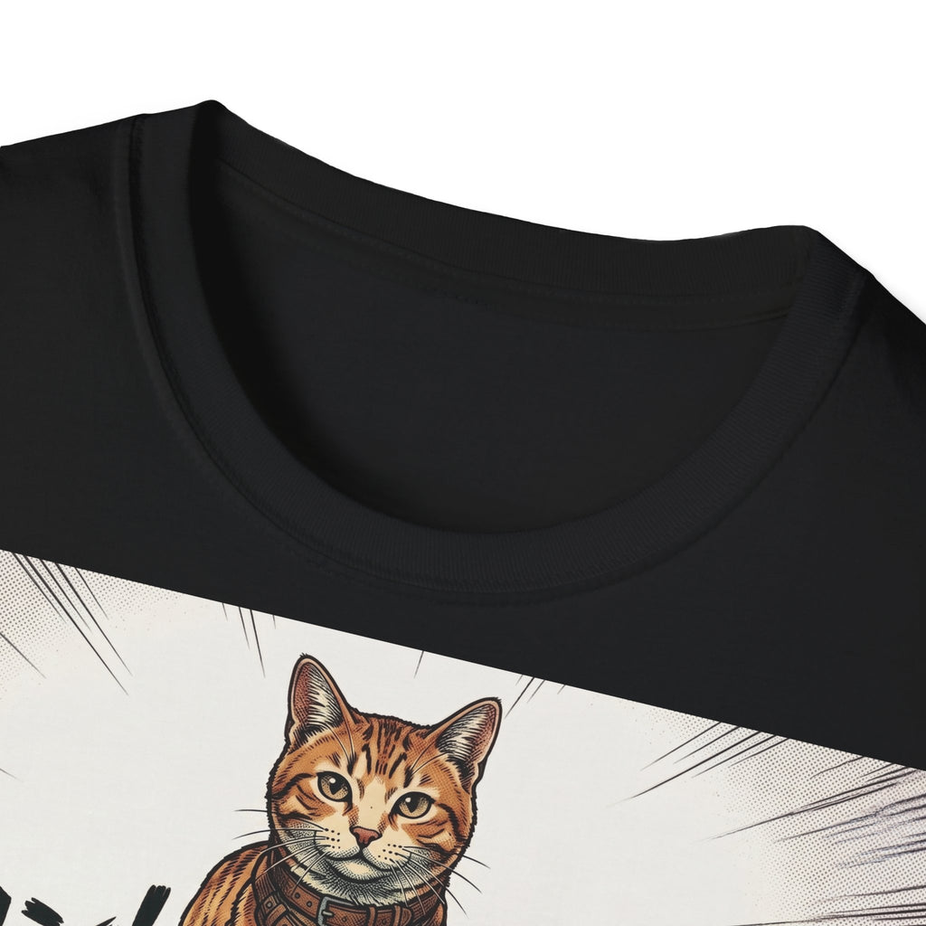 TRUCUTU Manga Cat Softstyle T-Shirt – Japanese Anime Streetwear