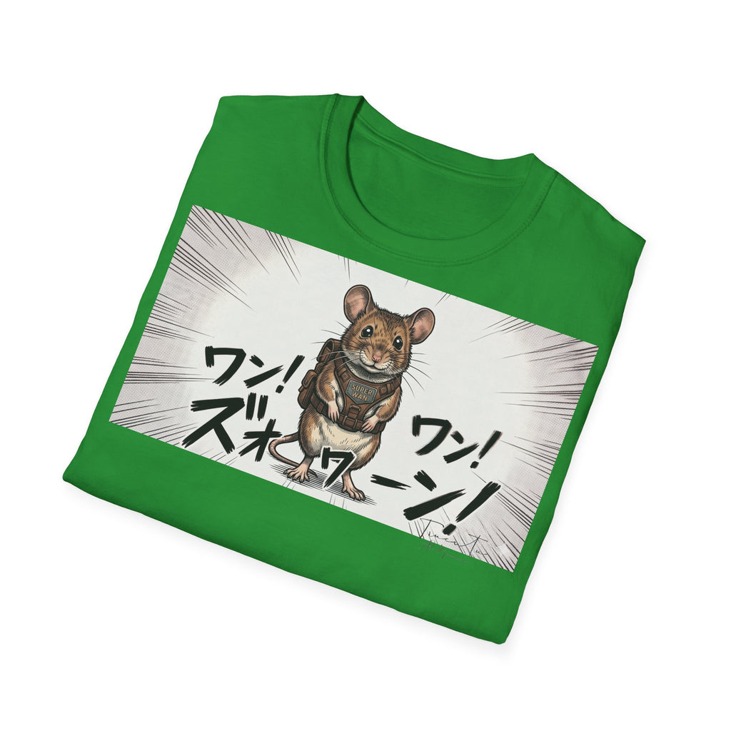 TRUCUTU Manga Mouse Softstyle T-Shirt – Japanese Anime Streetwear