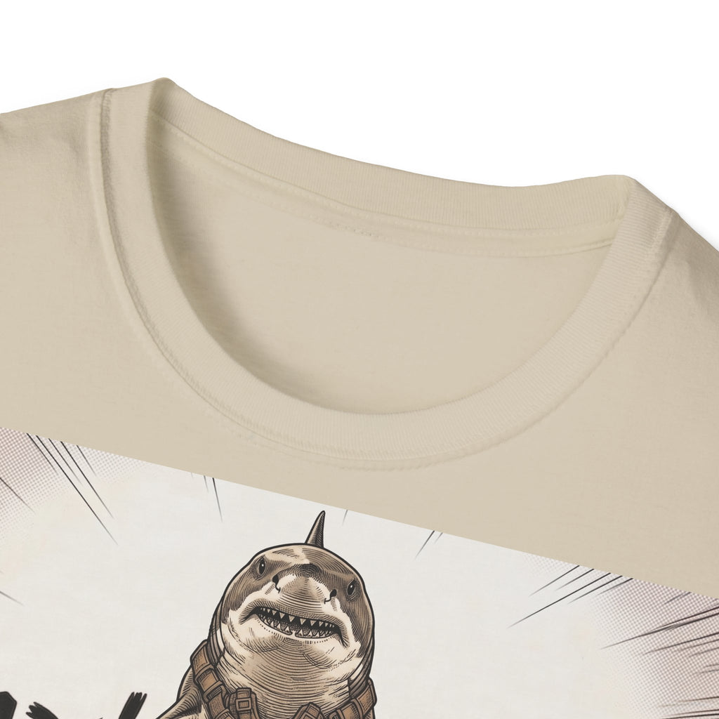 TRUCUTU Manga Shark Softstyle T-Shirt – Japanese Anime Streetwear