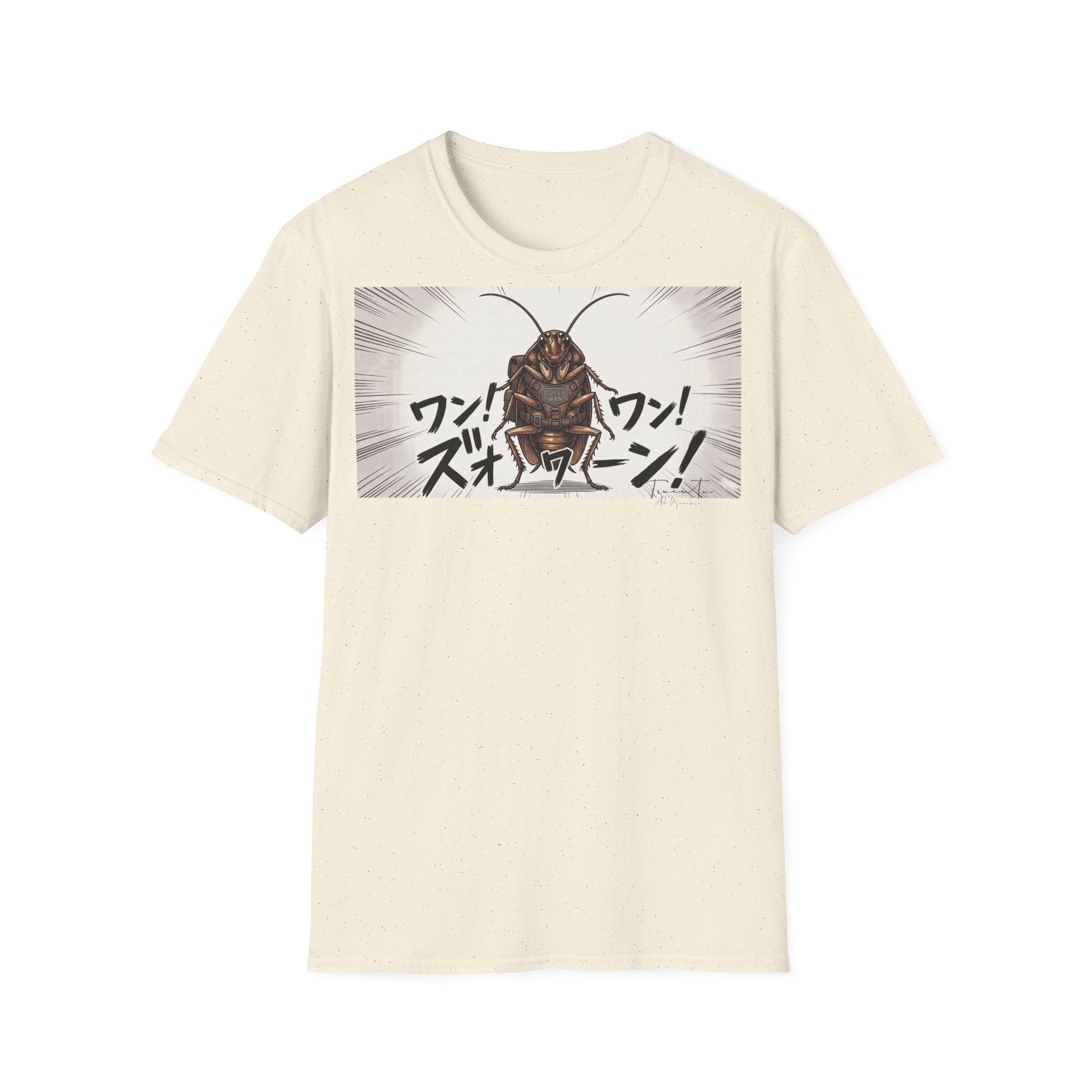 TRUCUTU Manga Cockroach Softstyle T-Shirt – Japanese Anime Streetwear