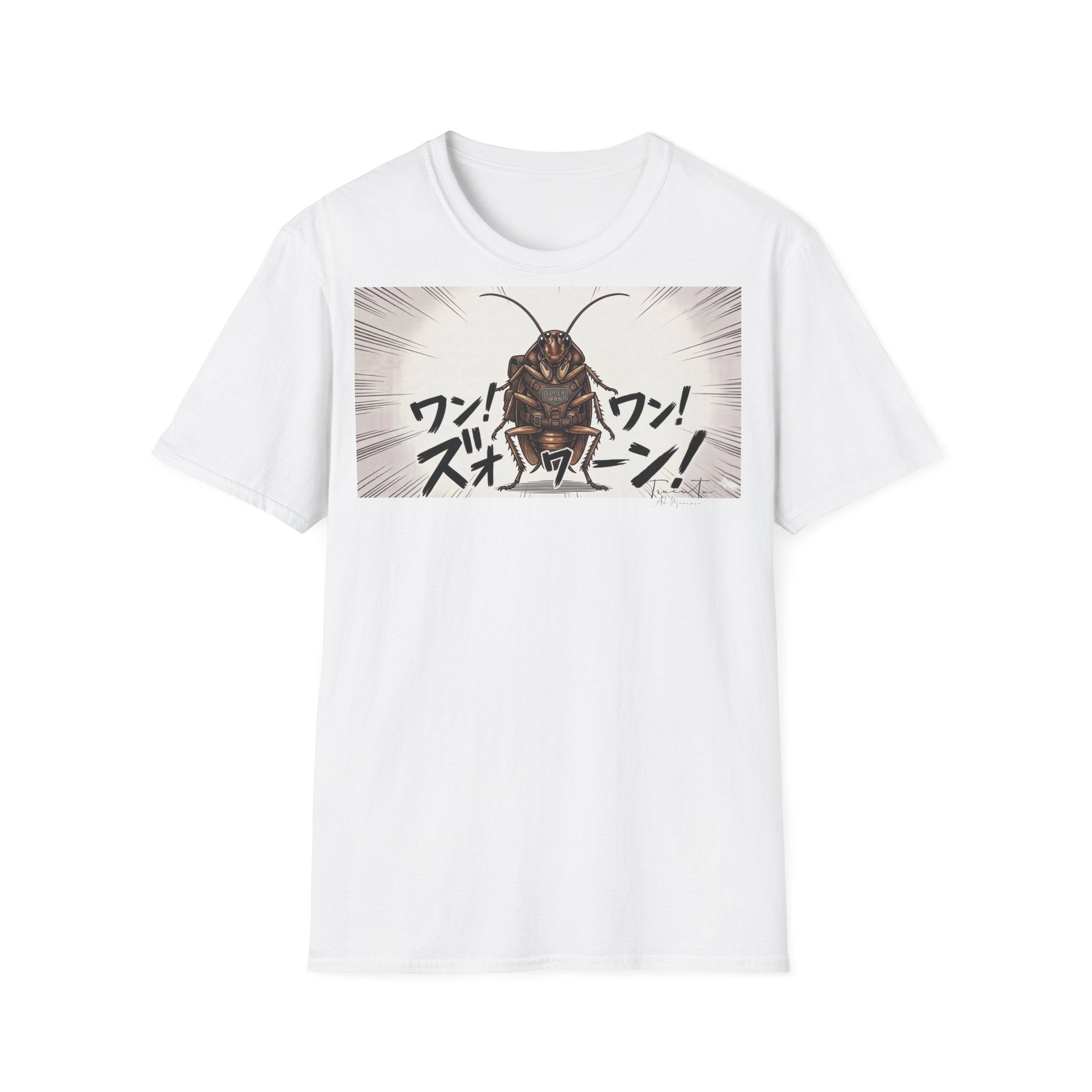 TRUCUTU Manga Cockroach Softstyle T-Shirt – Japanese Anime Streetwear