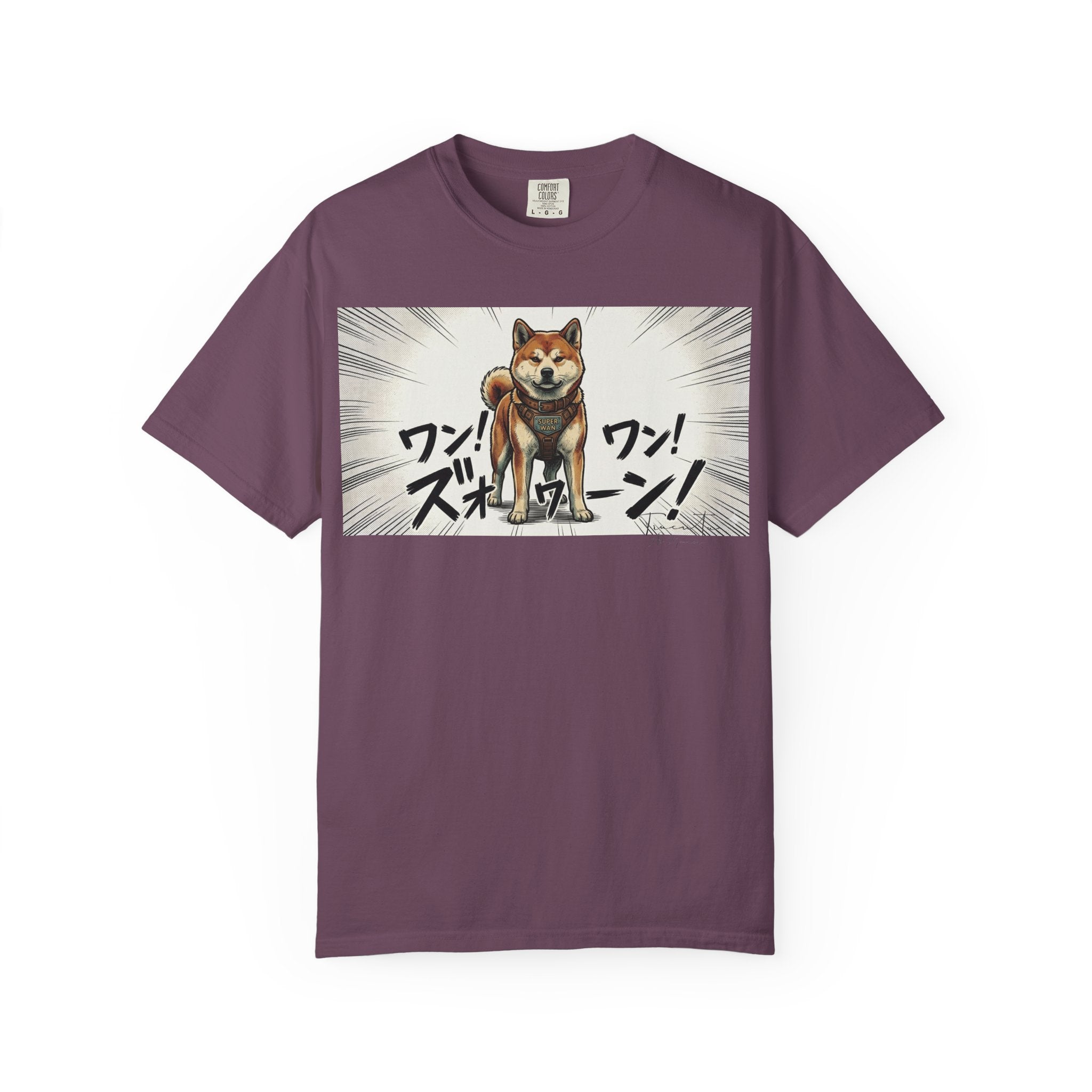 Hachikō Manga Garment-Dyed T-Shirt – Timeless Loyalty in Style 🐾