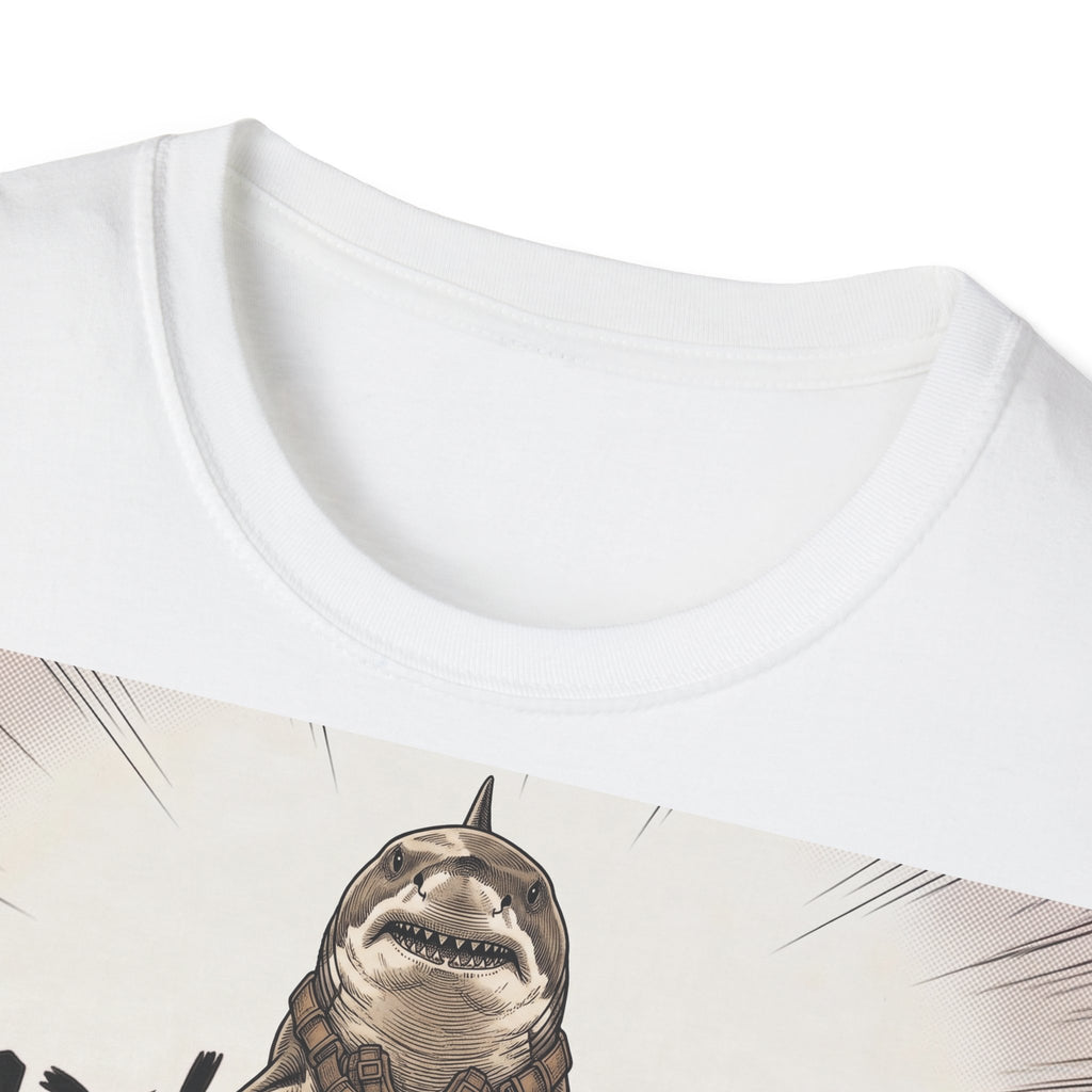TRUCUTU Manga Shark Softstyle T-Shirt – Japanese Anime Streetwear