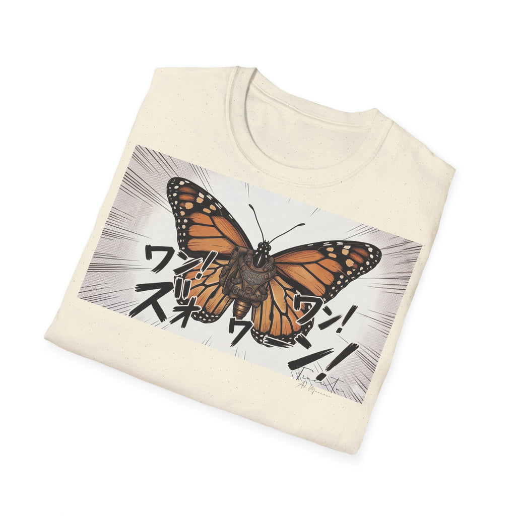 TRUCUTU Manga Butterfly Softstyle T-Shirt – Japanese Anime Streetwear