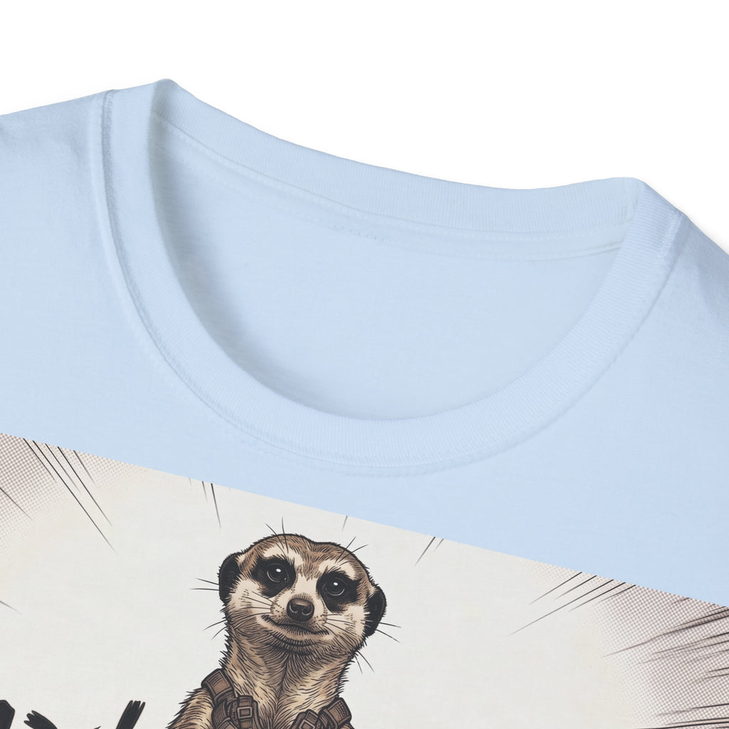 TRUCUTU Manga Meerkat Softstyle T-Shirt – Japanese Anime Streetwear