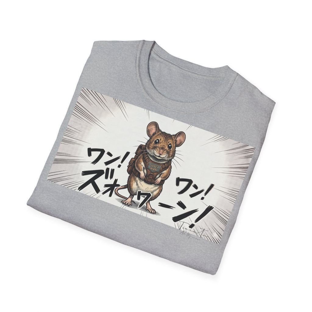 TRUCUTU Manga Mouse Softstyle T-Shirt – Japanese Anime Streetwear