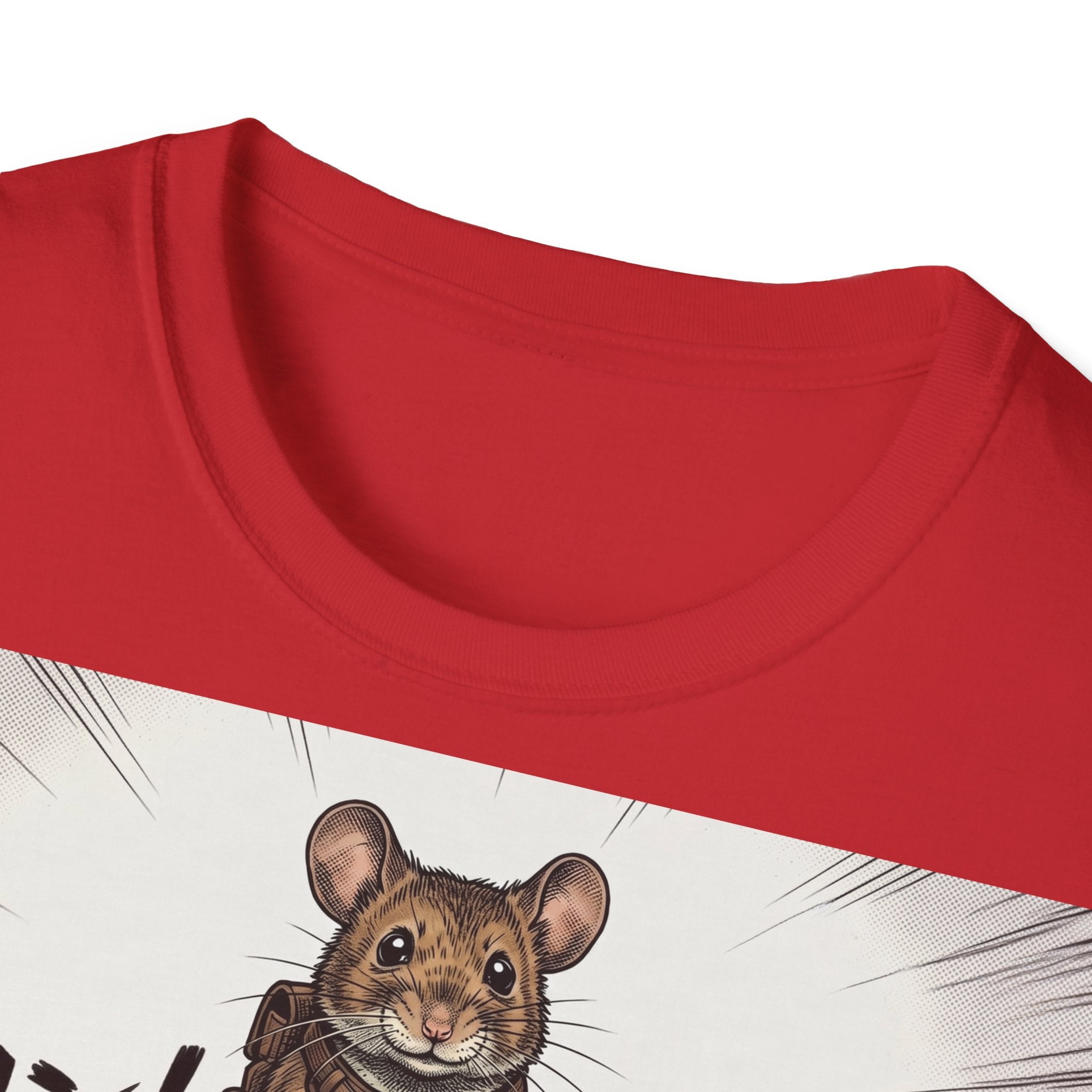 TRUCUTU Manga Mouse Softstyle T-Shirt – Japanese Anime Streetwear