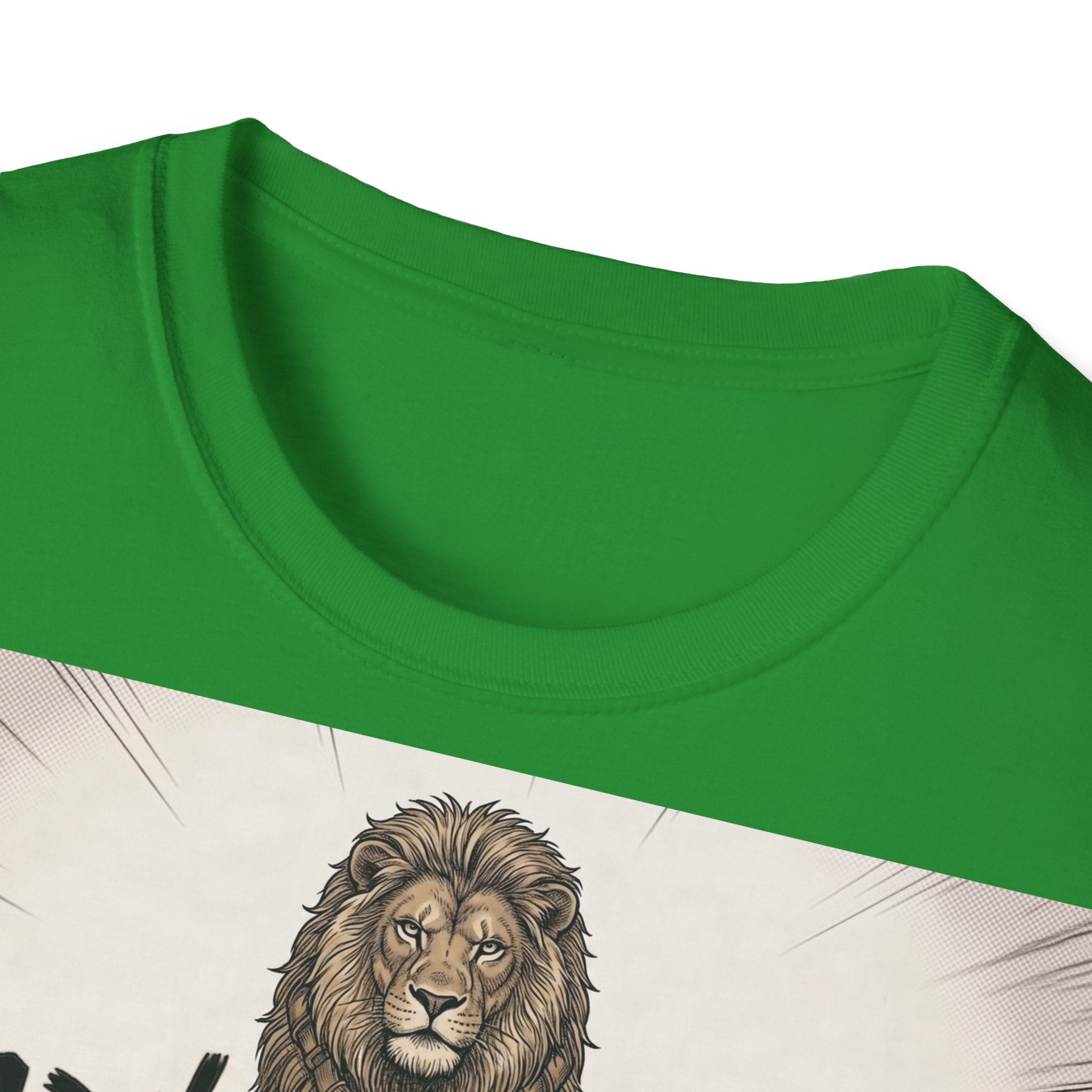 TRUCUTU Manga Lion Softstyle T-Shirt – Japanese Anime Streetwear