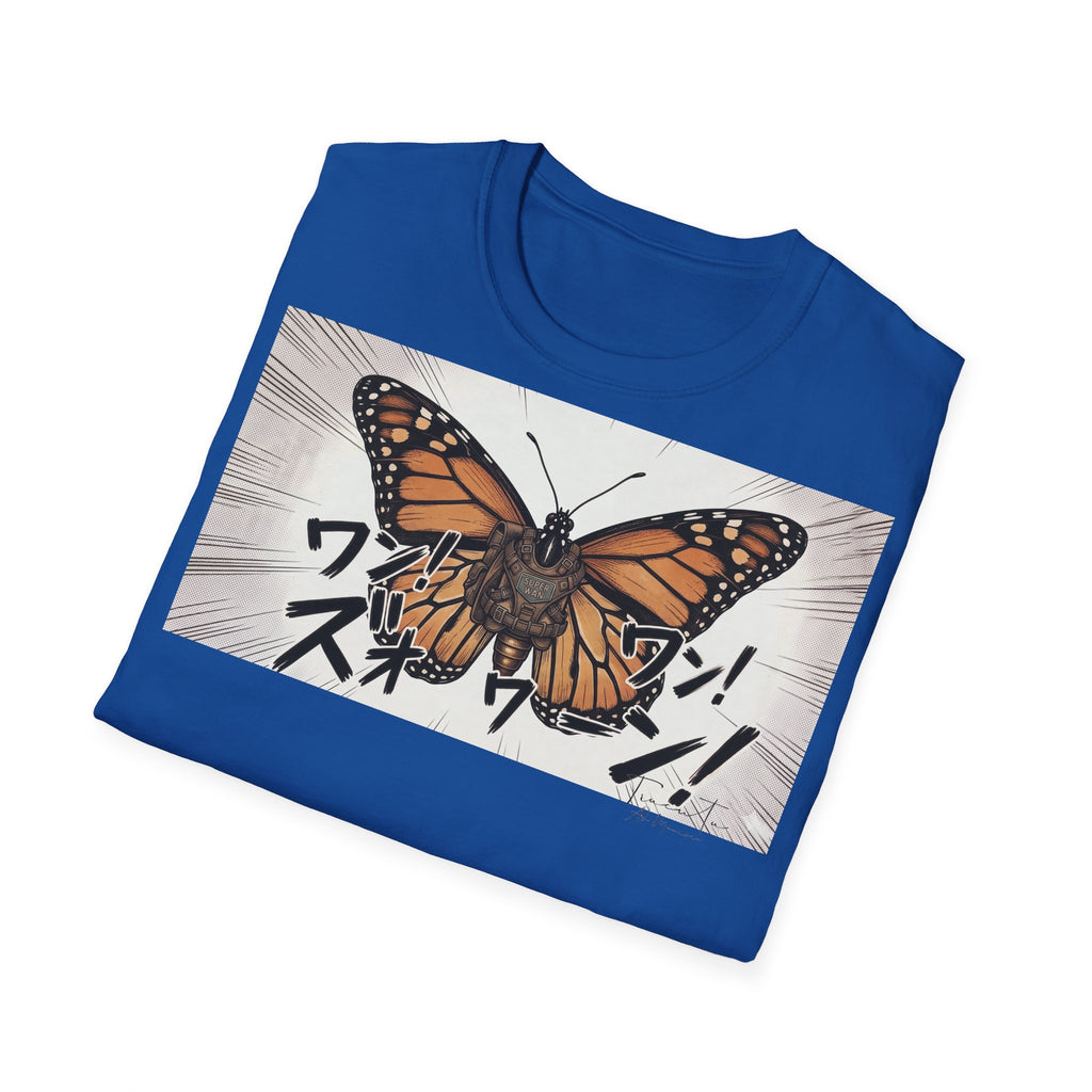 TRUCUTU Manga Butterfly Softstyle T-Shirt – Japanese Anime Streetwear